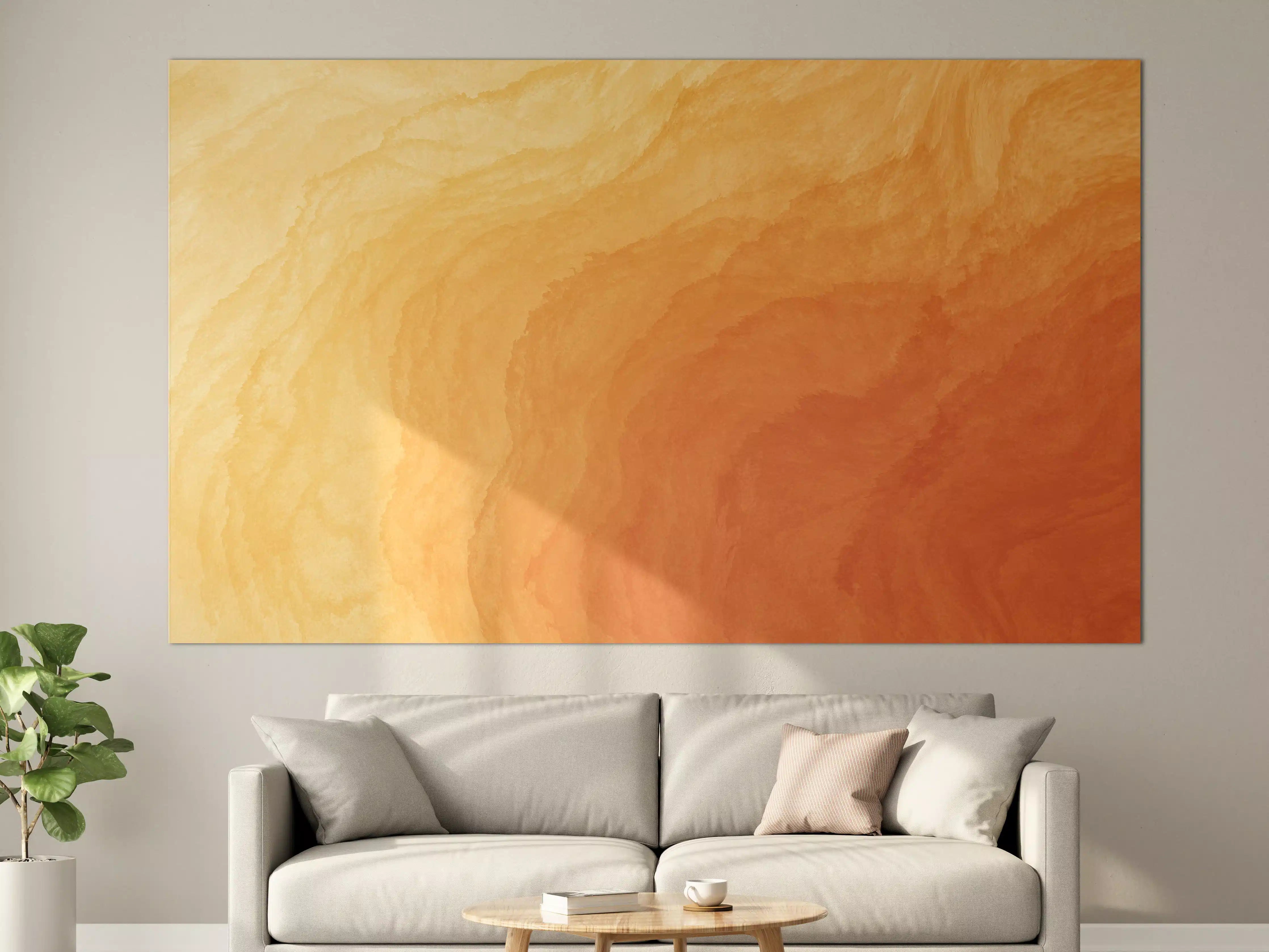 Große Wandbilder - Abstrakte Kunst - Aquarell