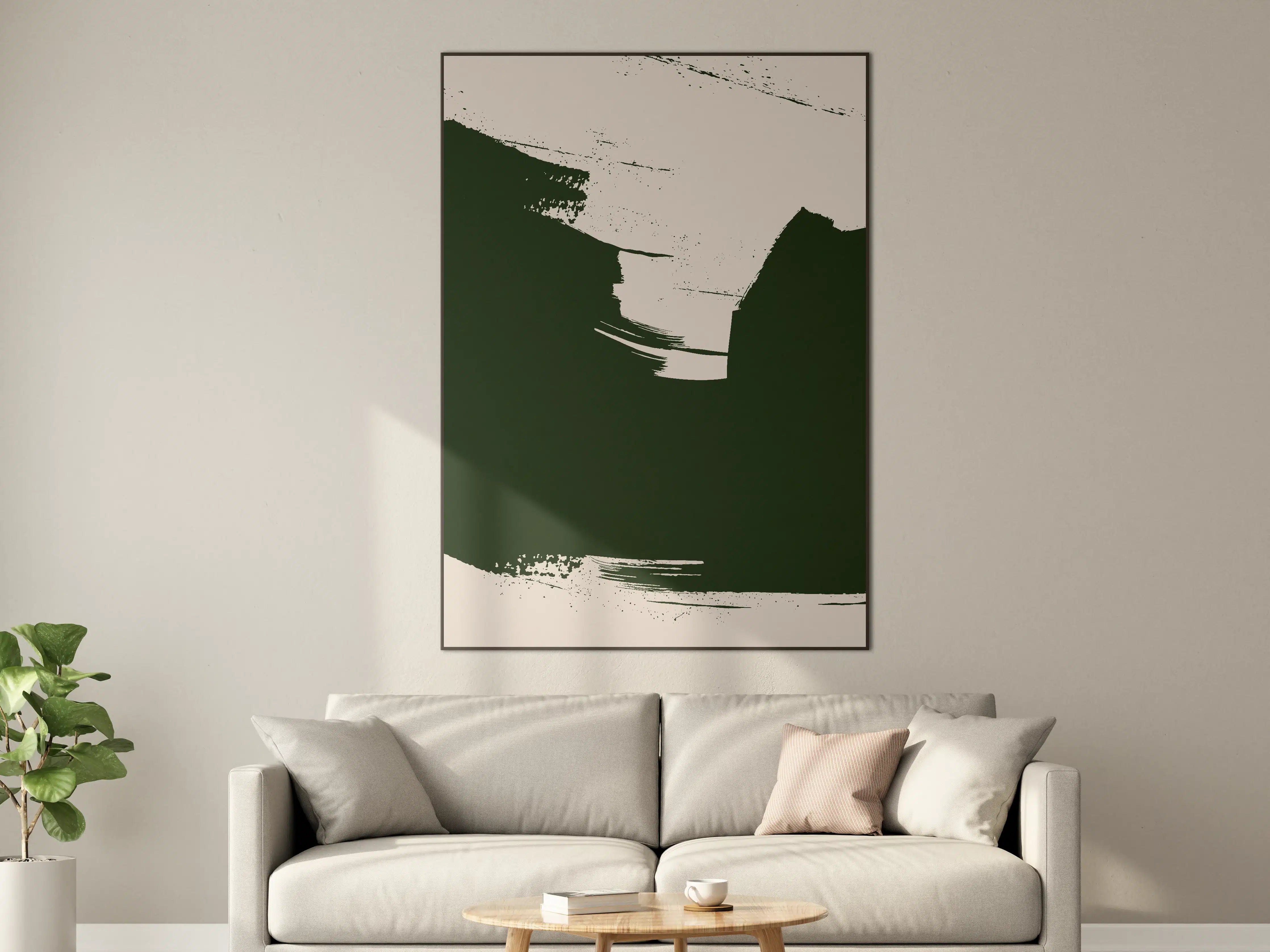 Große Wandbilder - Abstrakte Schwarz-Weiß-Designs in moderner Kunst