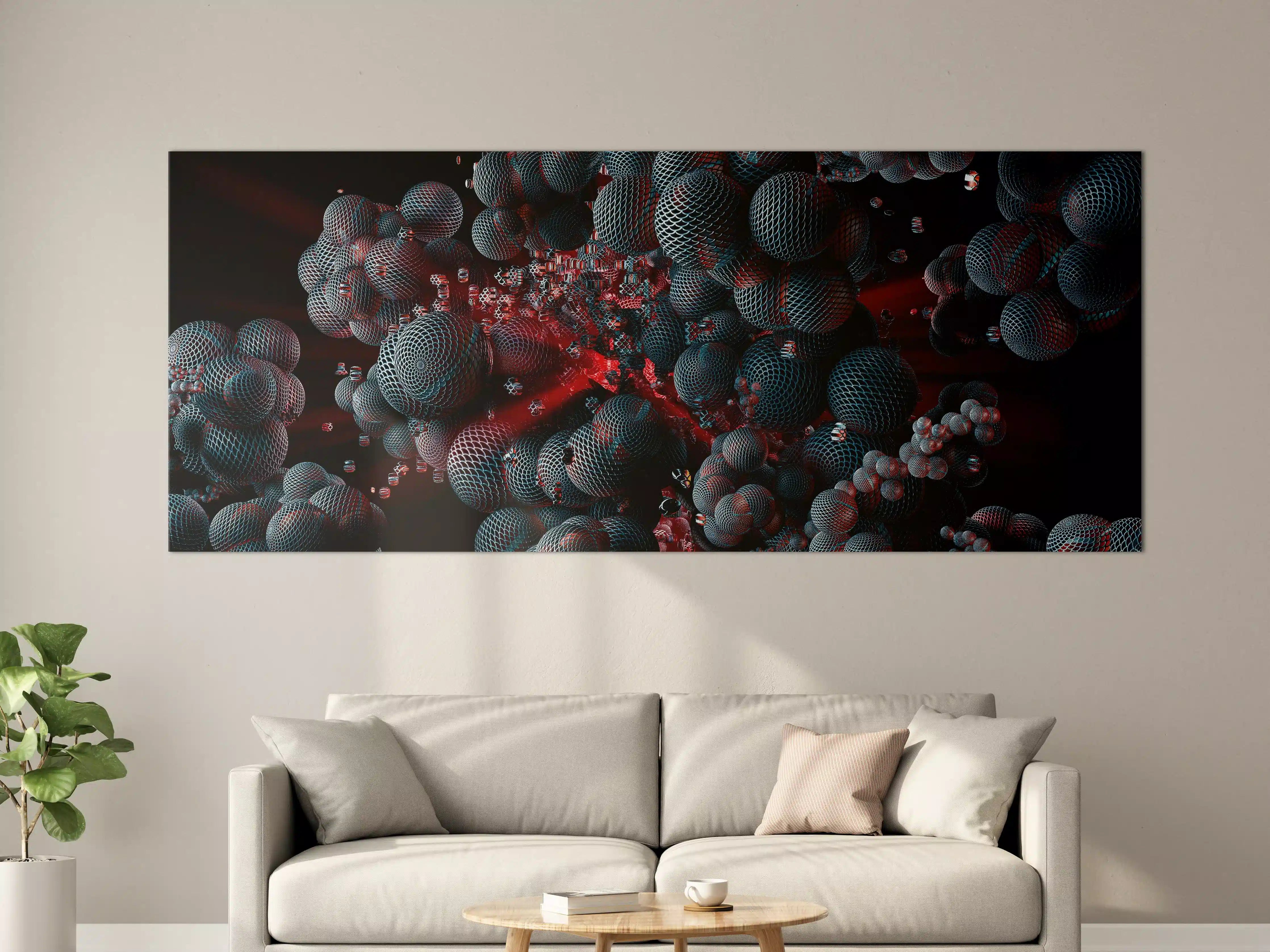 Große Wandbilder - Abstrakte Technologie - 3D Rendering