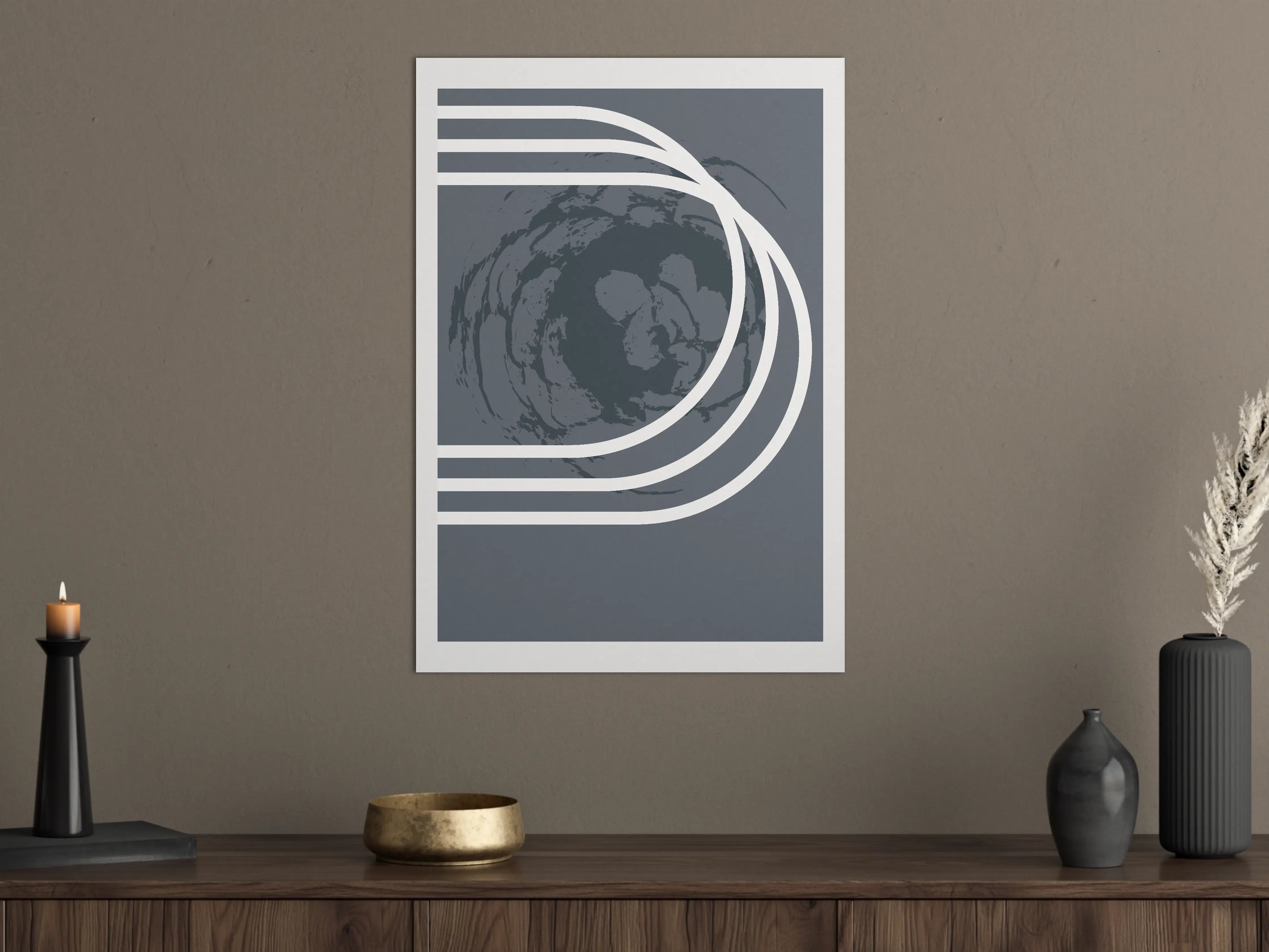 Große Wandbilder - Abstrakte moderne Design-Wanddekoration