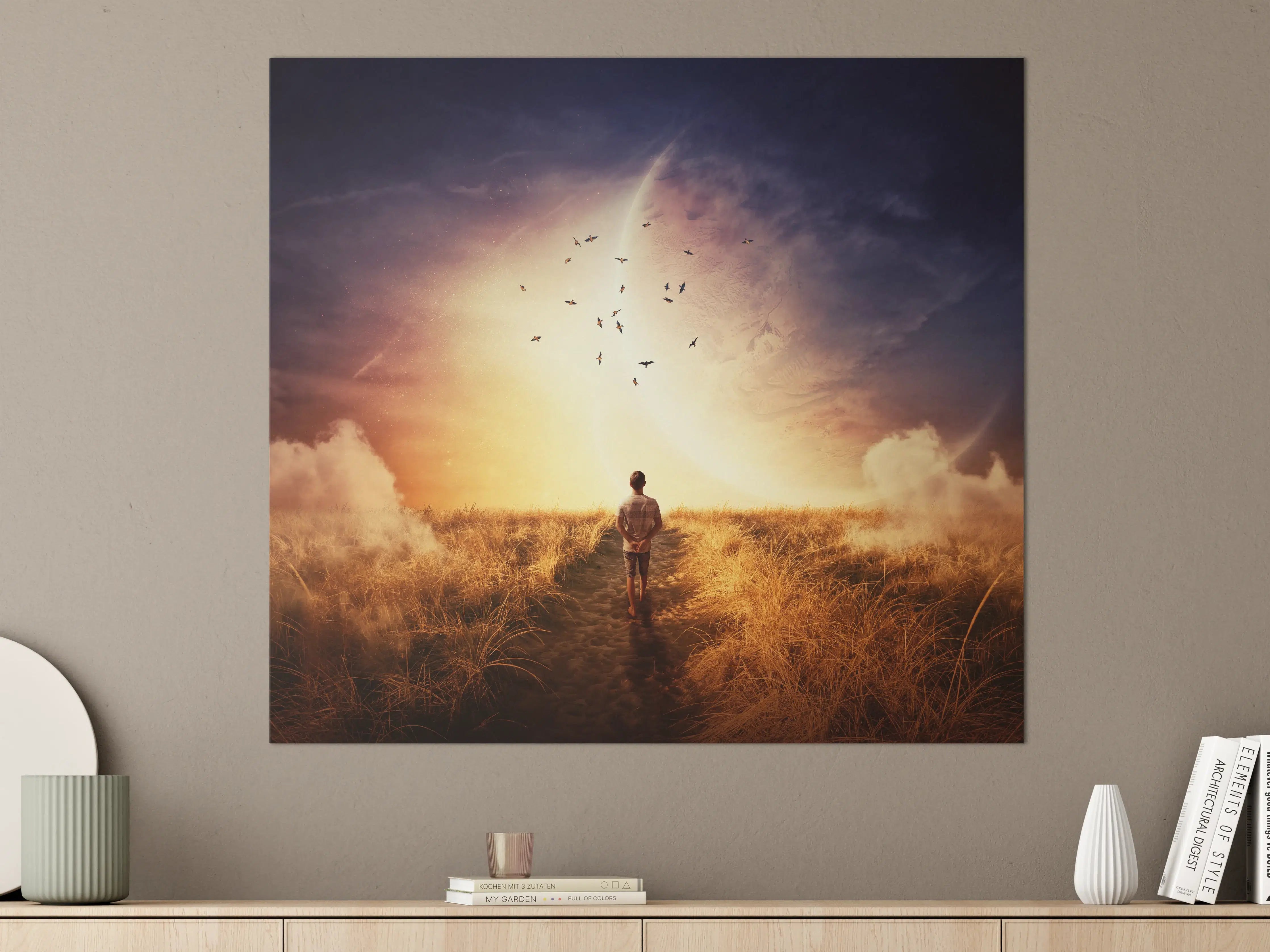 Große Wandbilder - Abstrakter kosmischer Ausblick