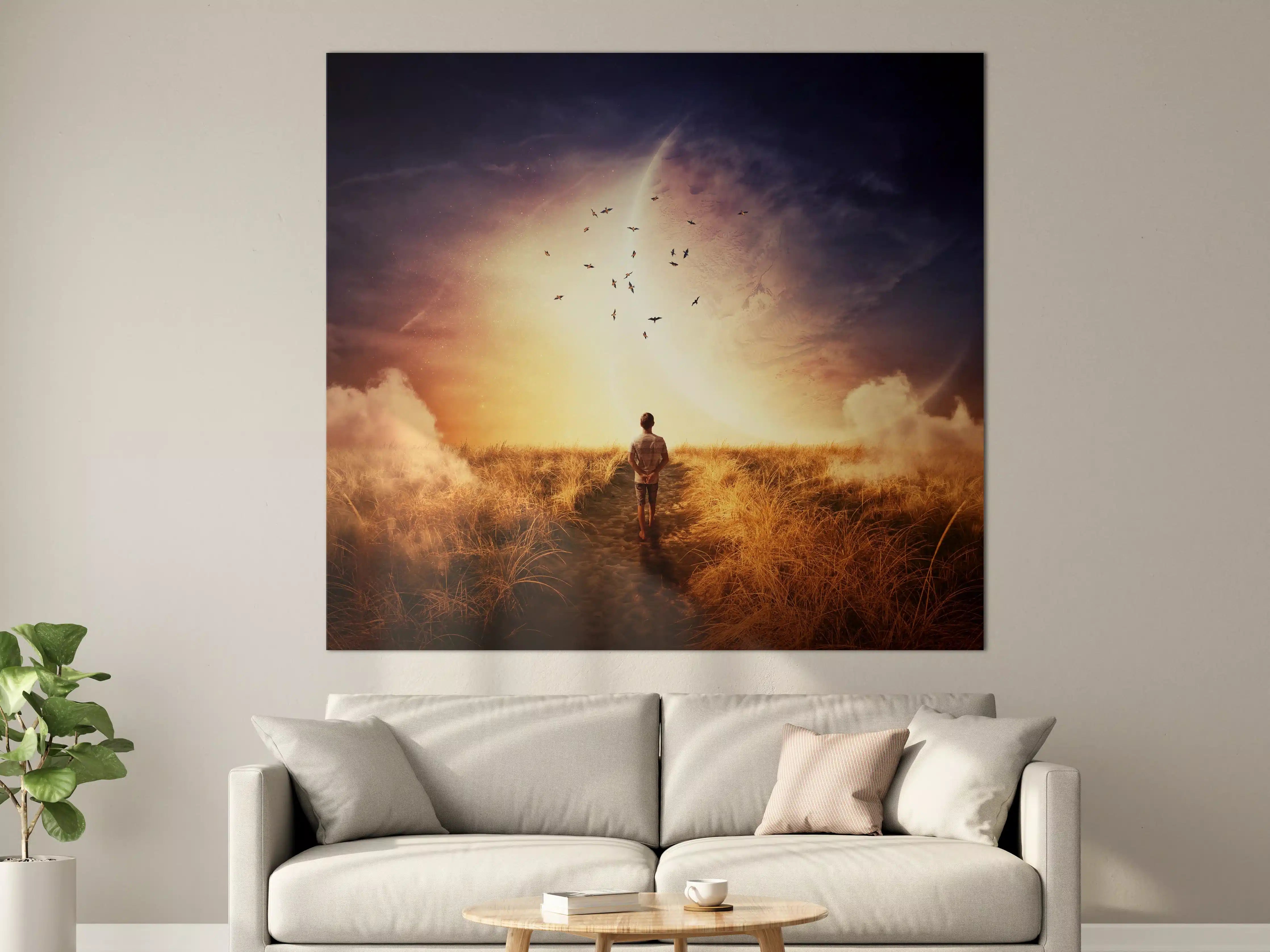 Große Wandbilder - Abstrakter kosmischer Ausblick