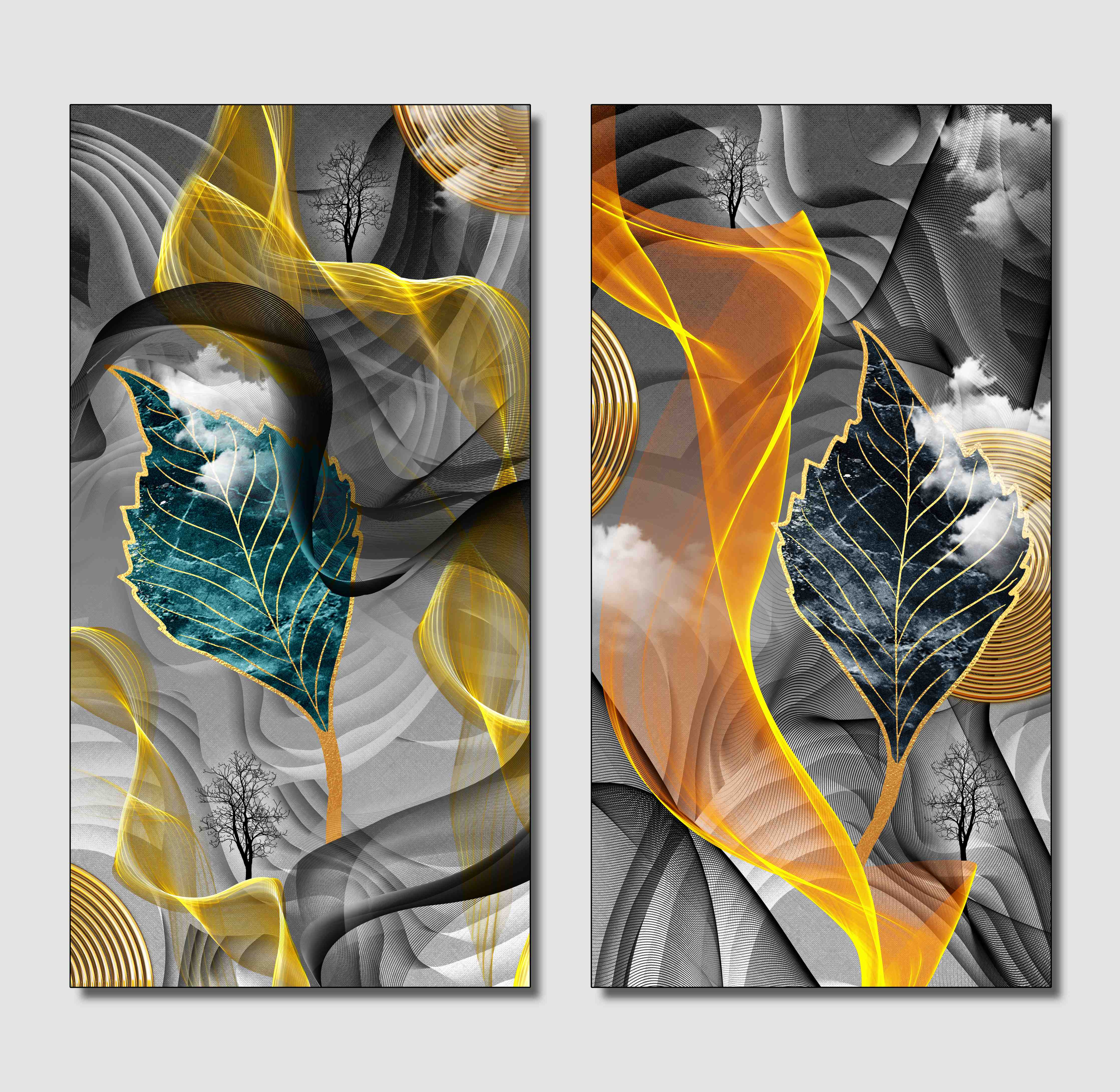 Große Wandbilder-Abstraktes 3D Design