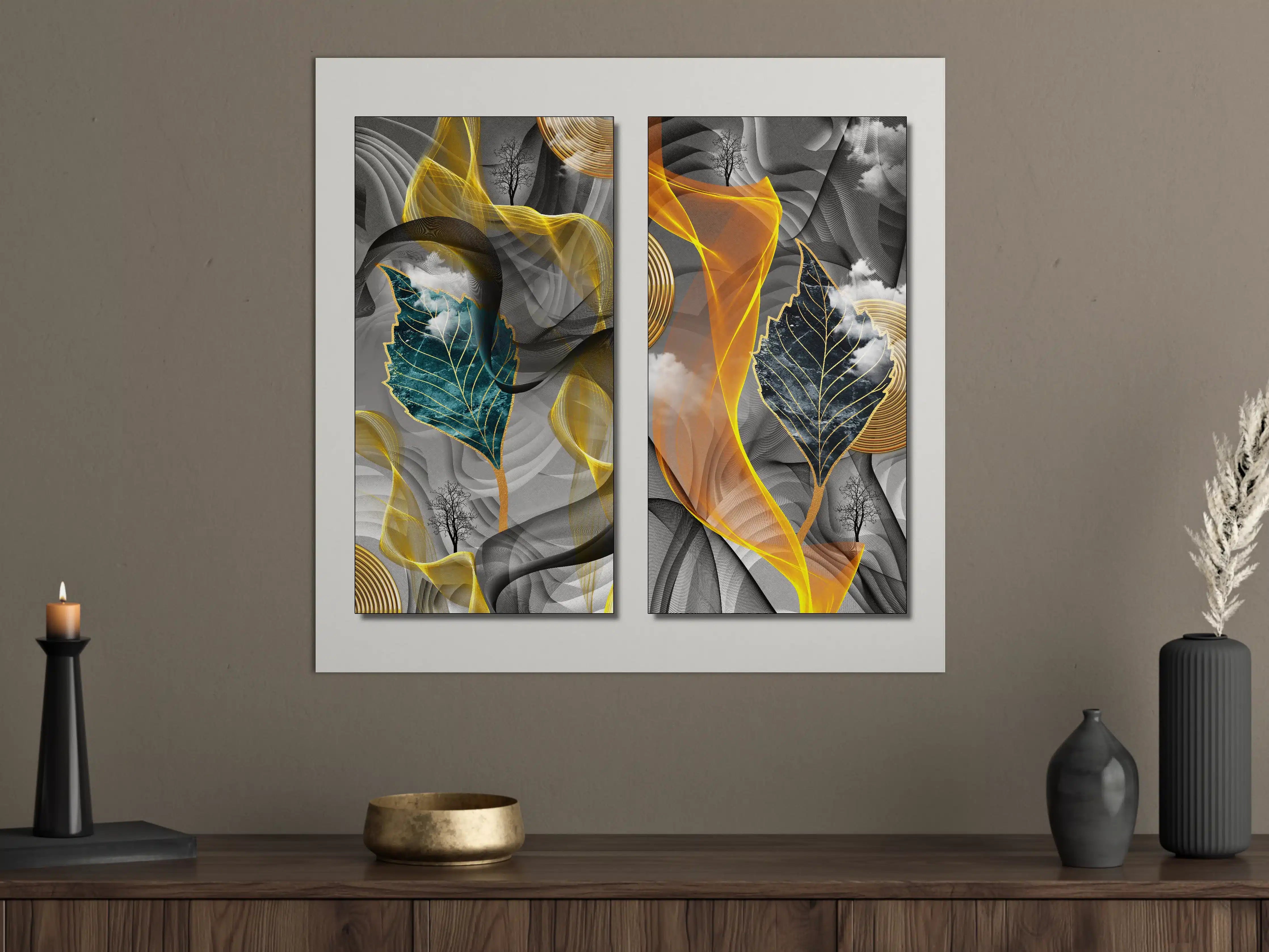 Große Wandbilder - Abstraktes 3D Design