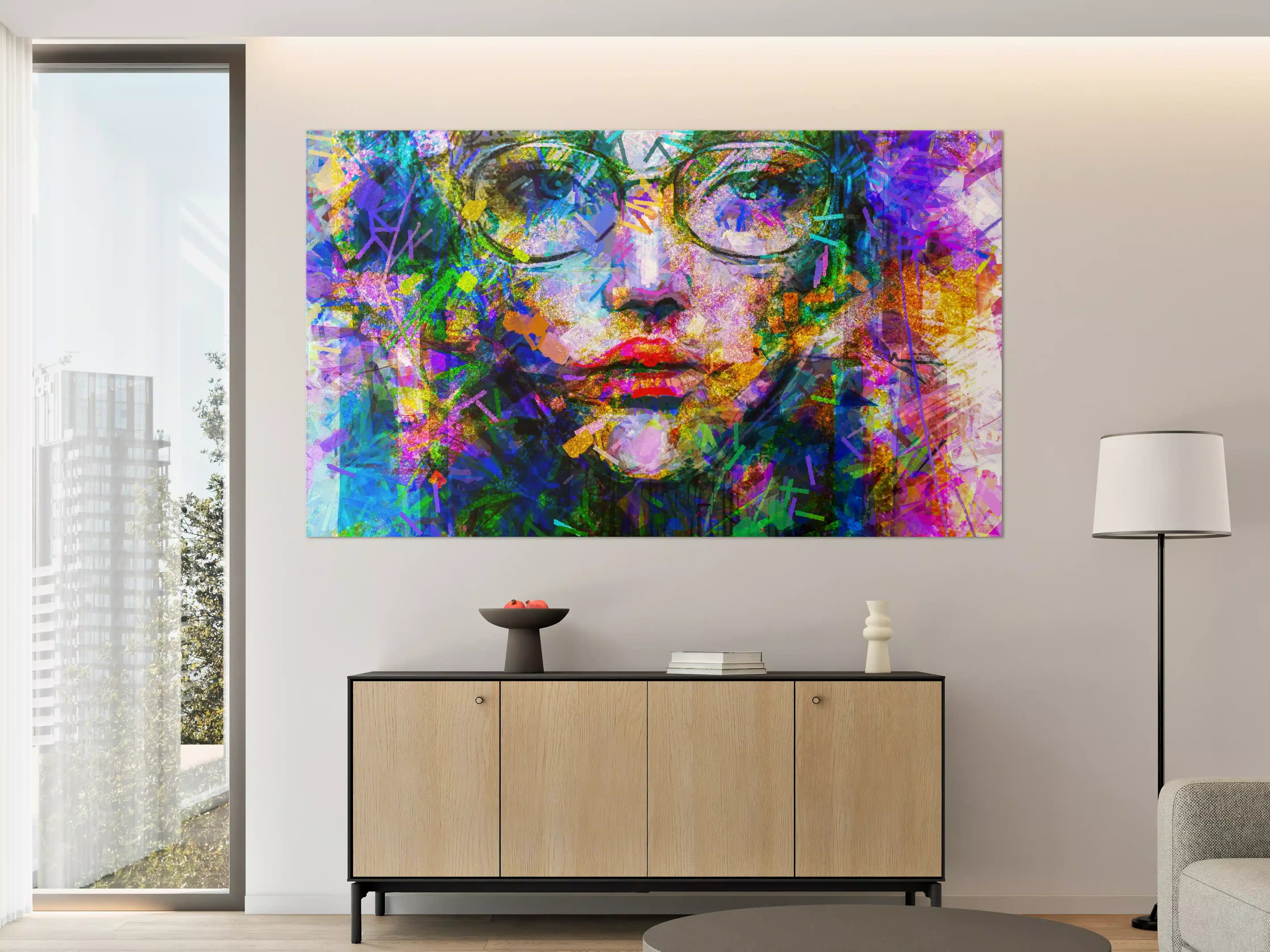Große Wandbilder - Abstraktes Acryl- und Ölfarben Kunstgemälde