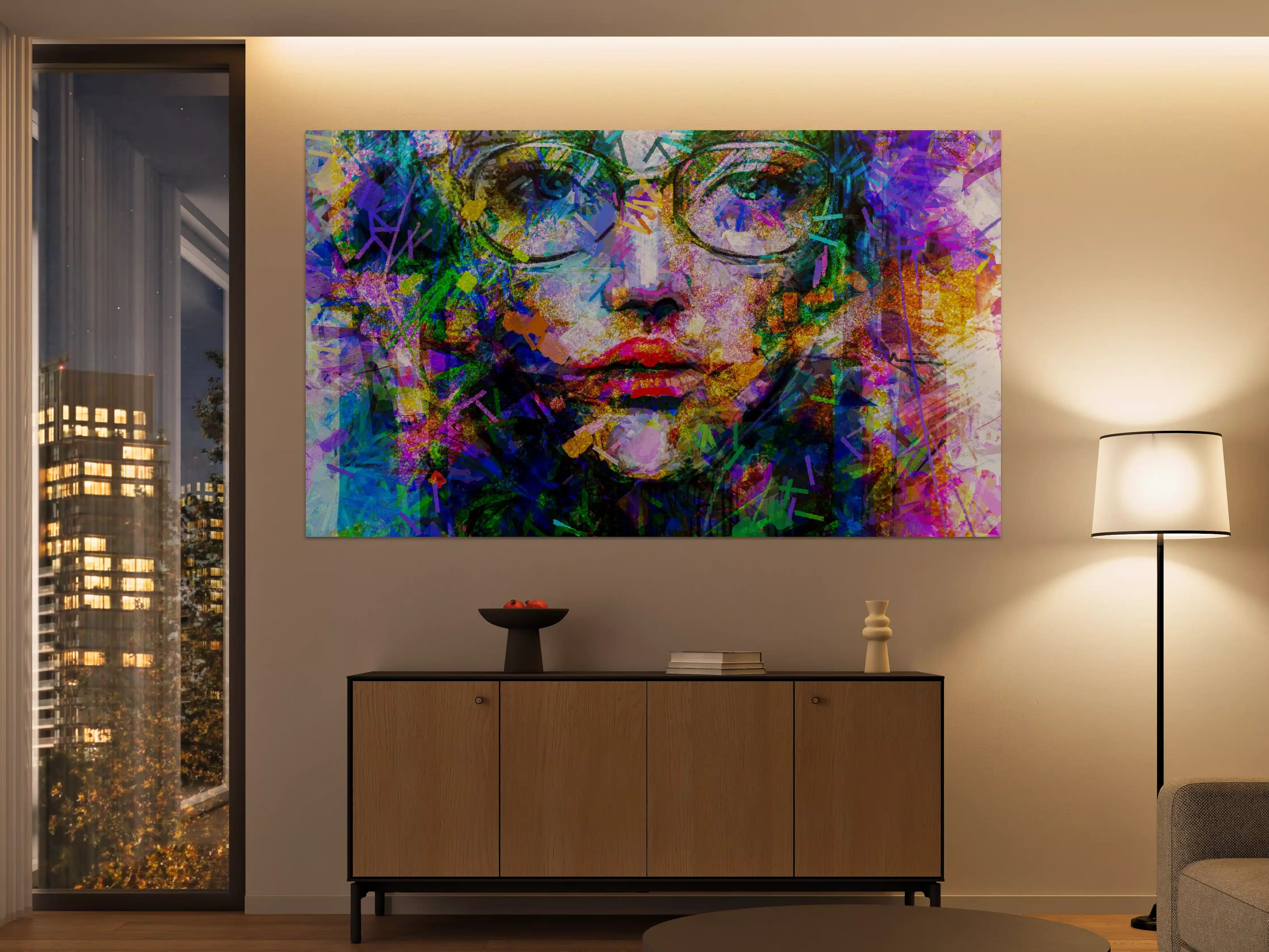 Große Wandbilder - Abstraktes Acryl- und Ölfarben Kunstgemälde
