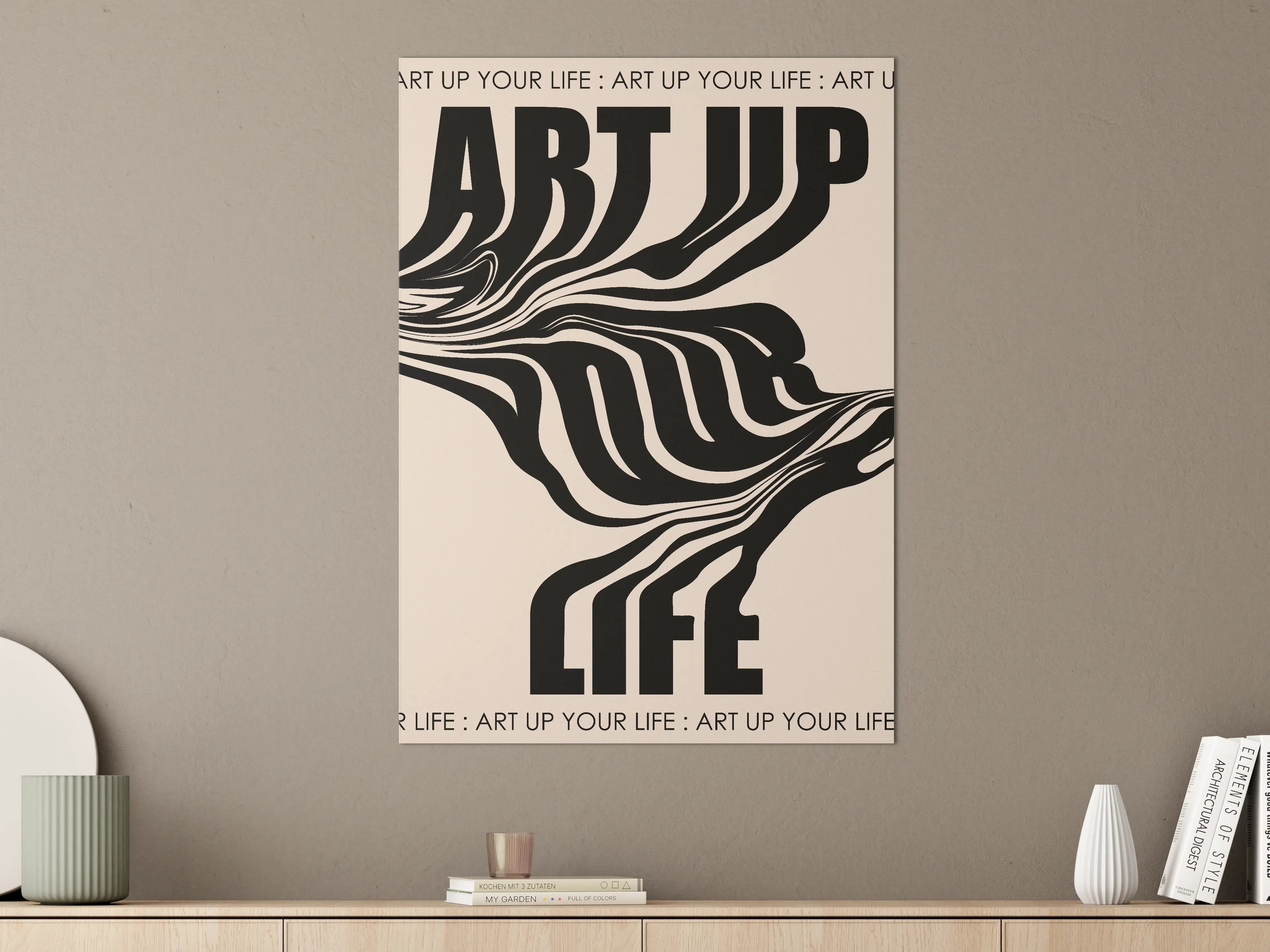 Große Wandbilder - Abstraktes Art Up Your Life Motiv