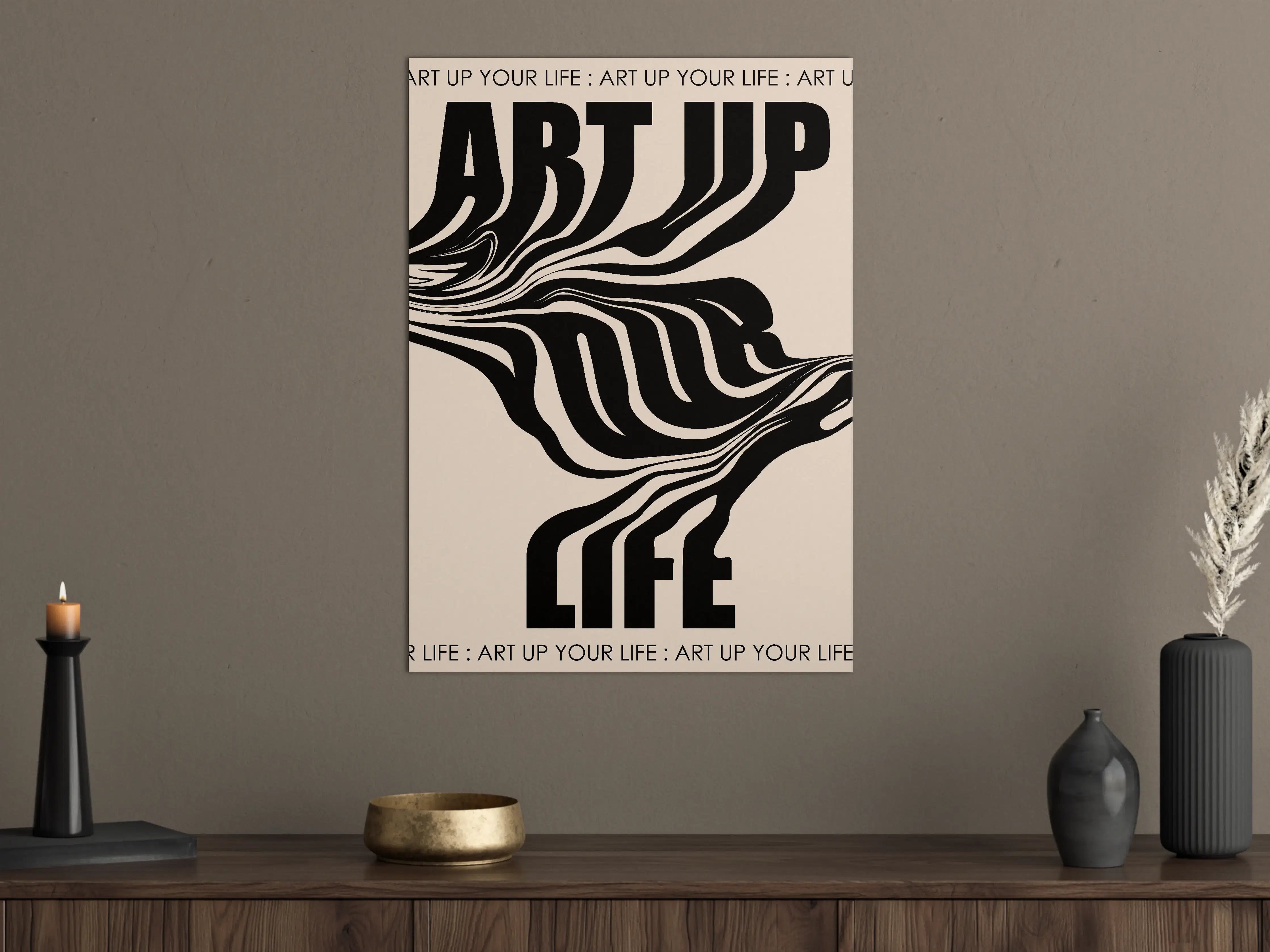 Große Wandbilder - Abstraktes Art Up Your Life Motiv