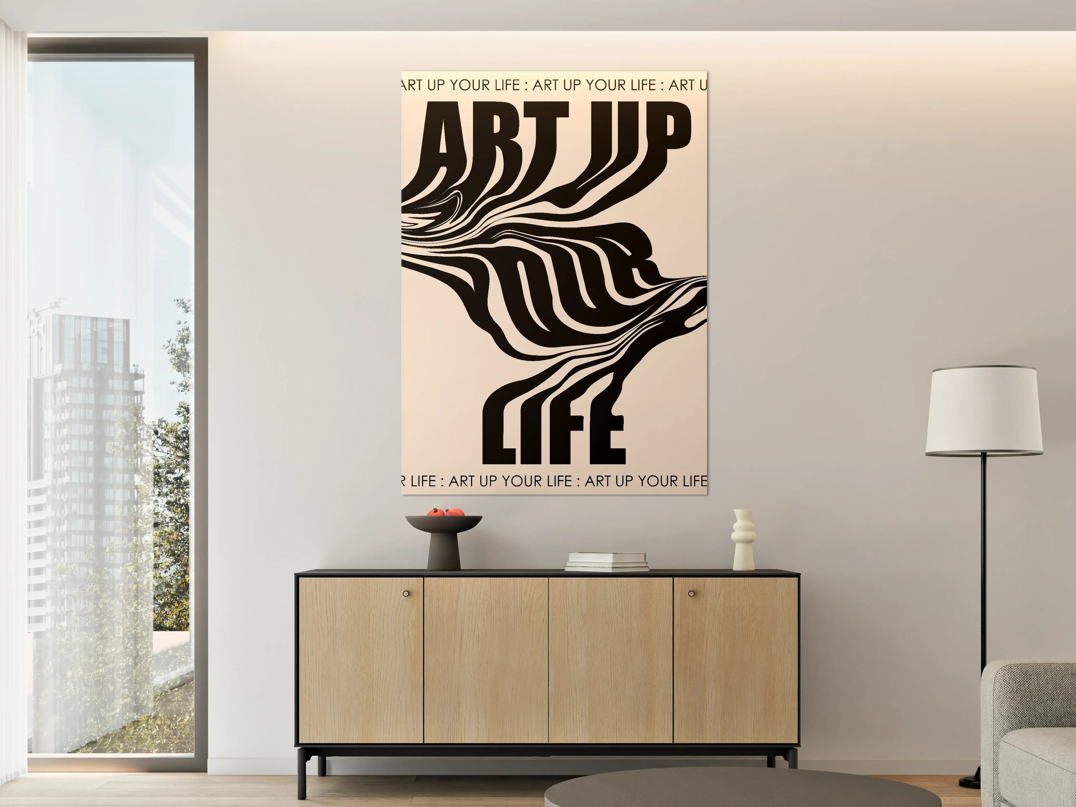 Große Wandbilder - Abstraktes Art Up Your Life Motiv