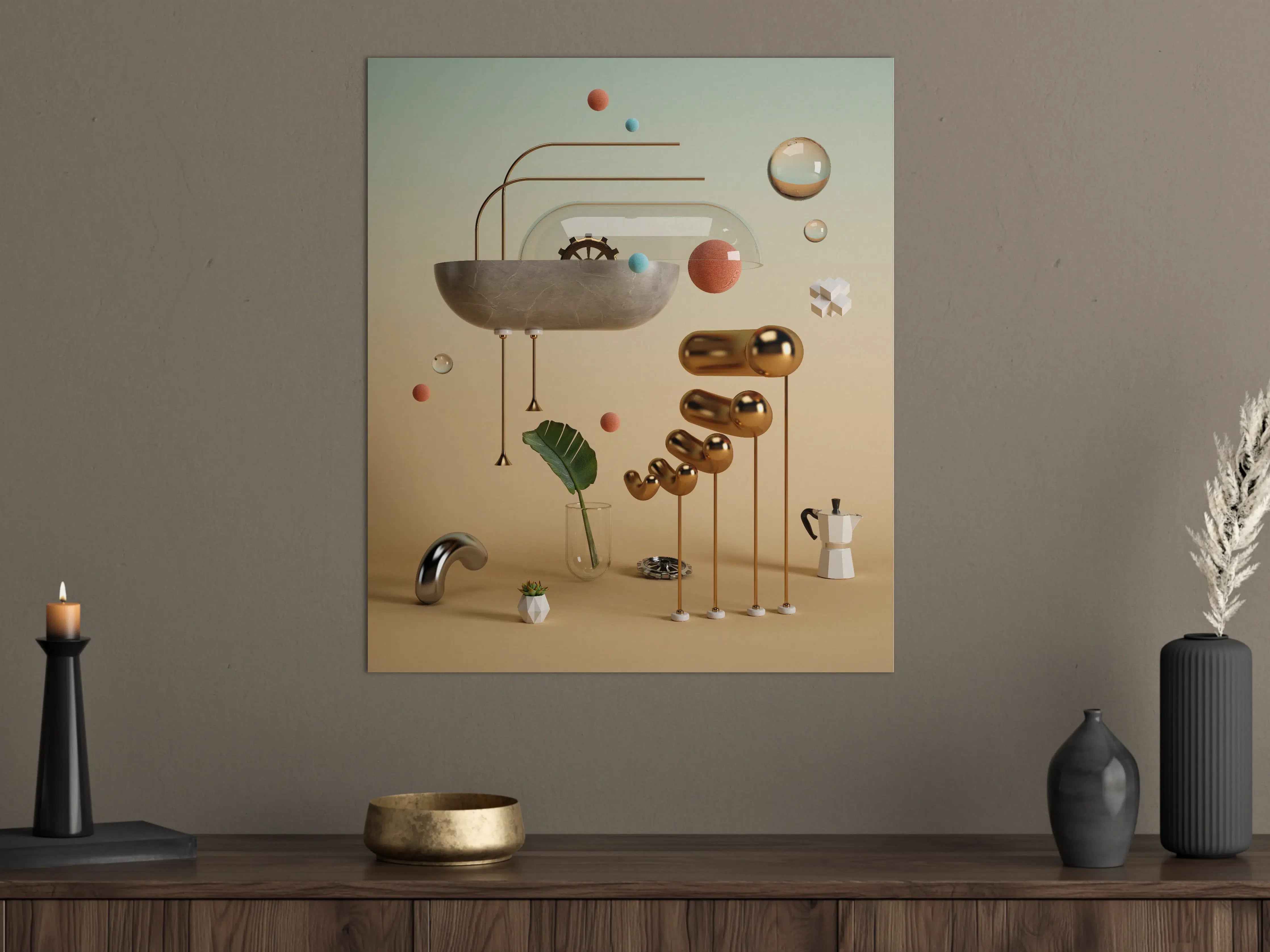Große Wandbilder - Abstraktes Design - Surrealismus