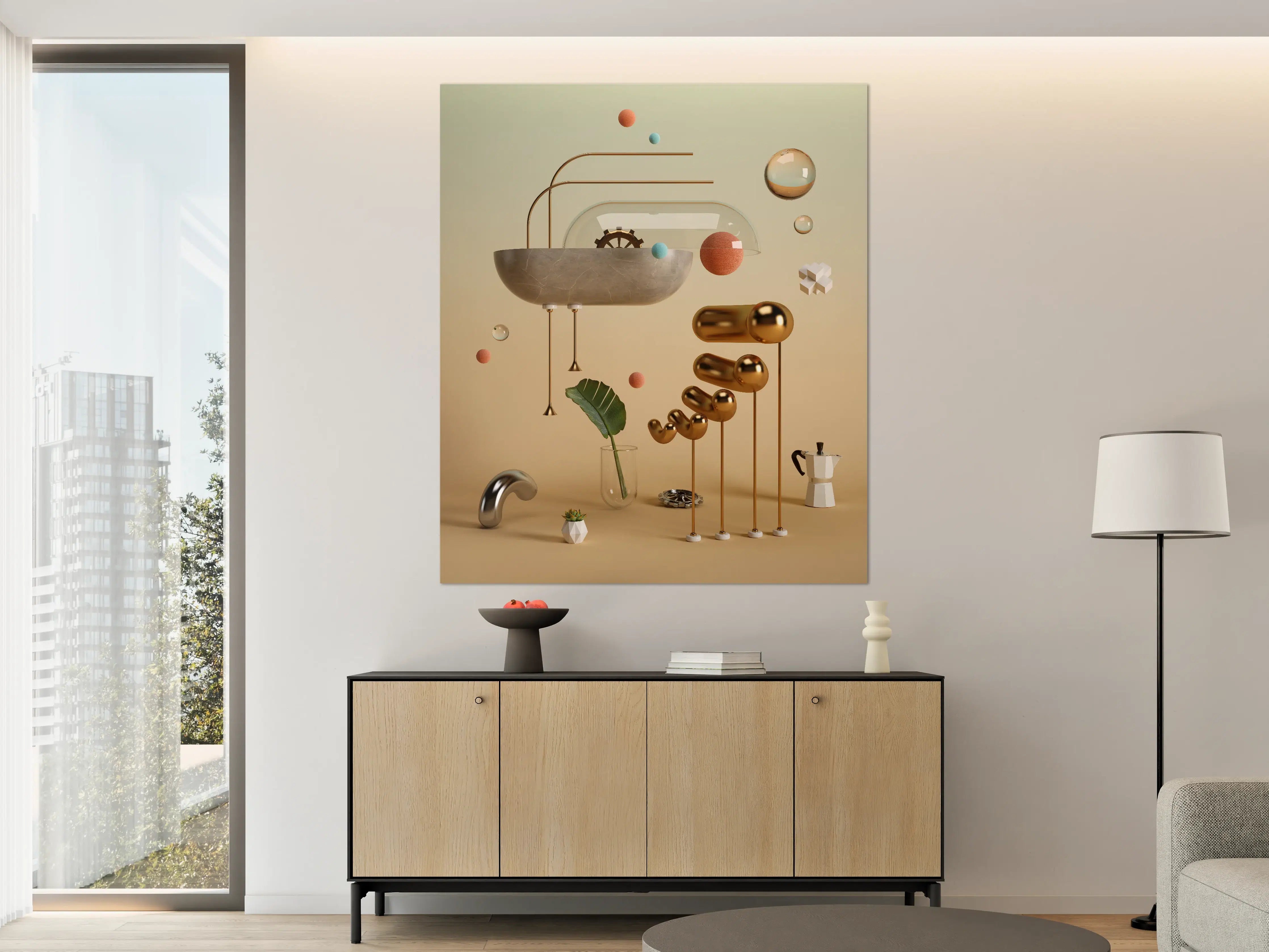 Große Wandbilder - Abstraktes Design - Surrealismus