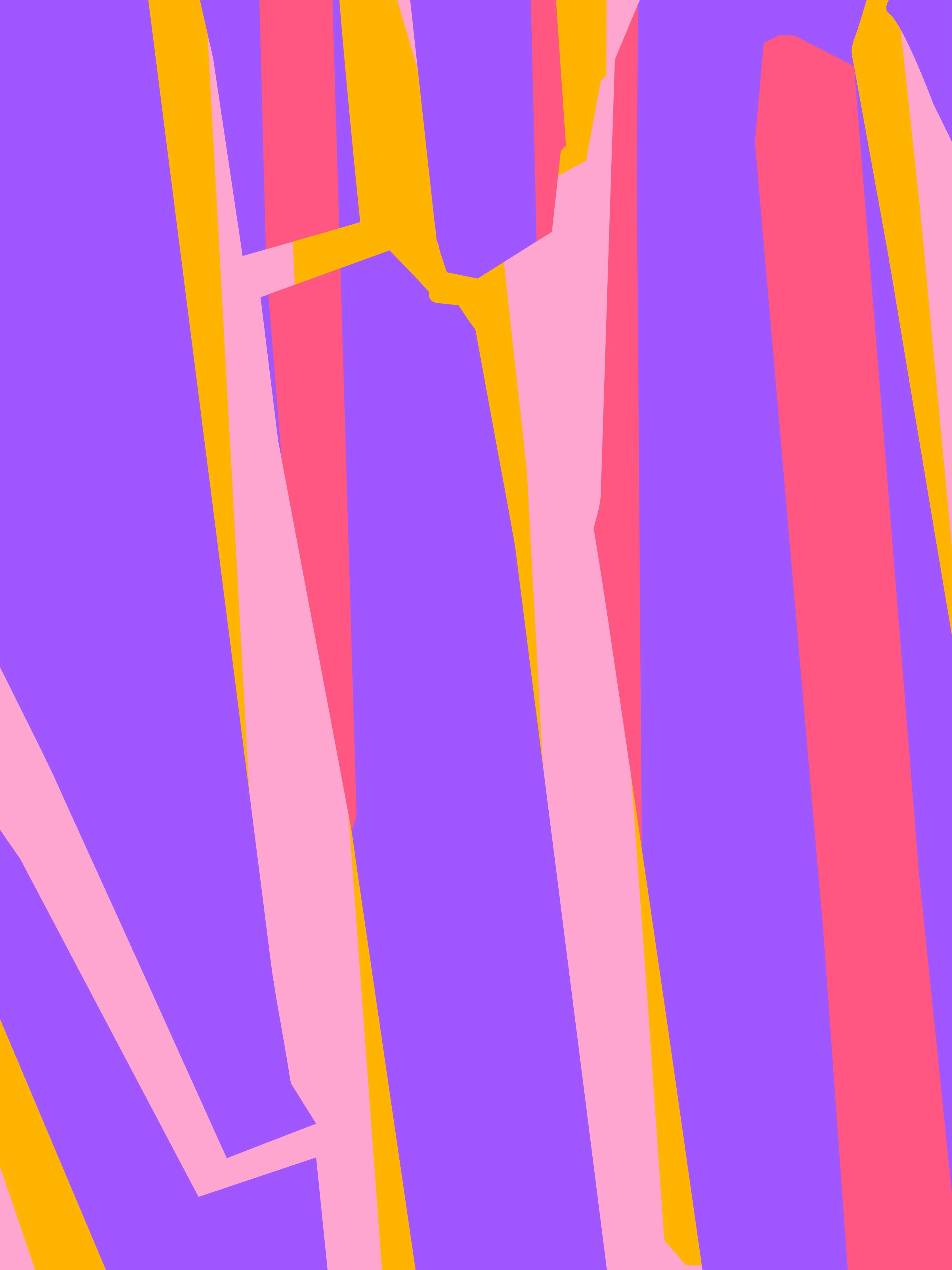 Große Wandbilder-Abstraktes Farbenspiel in Pink, Lila und Orange