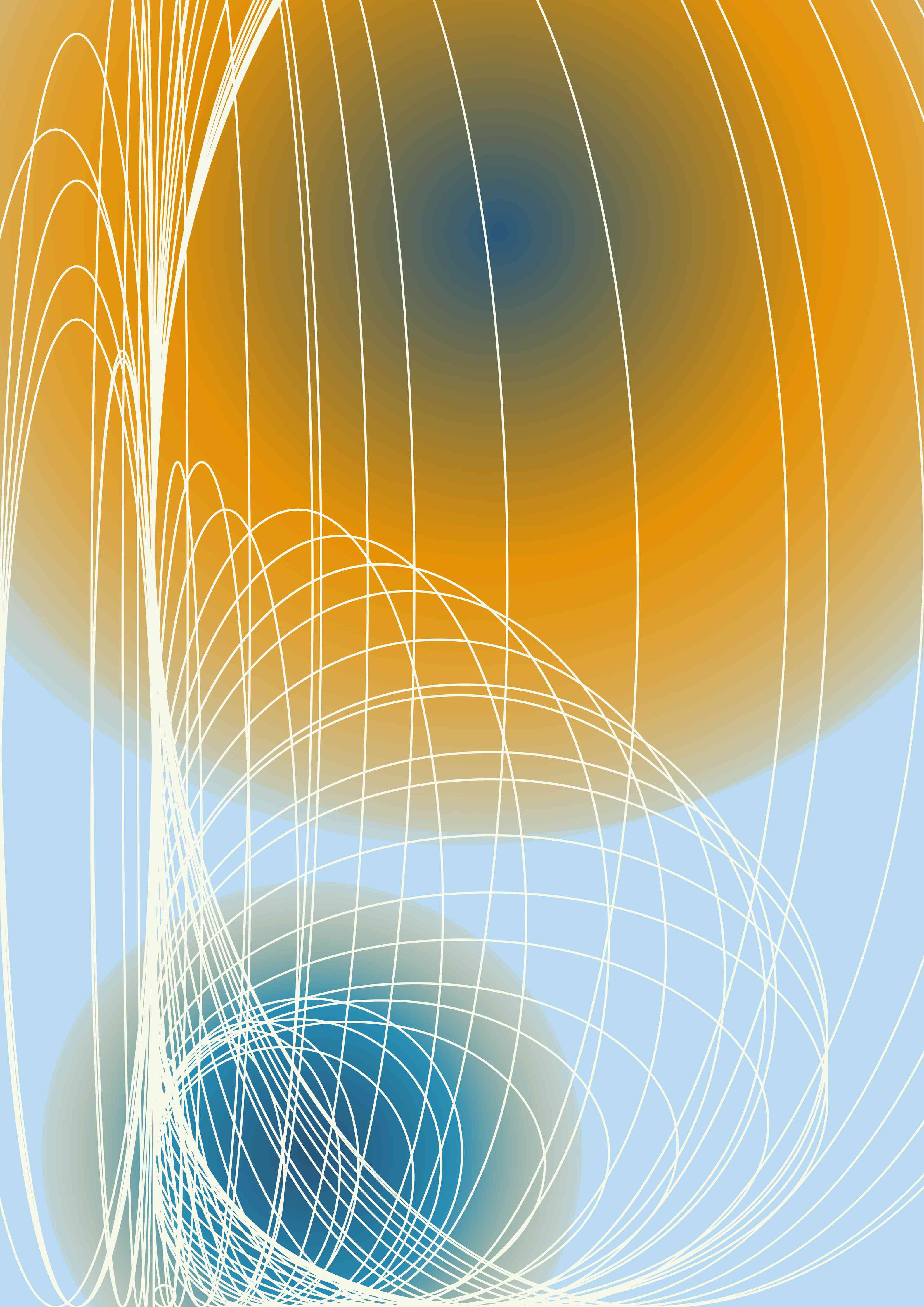Große Wandbilder-Abstraktes Linien-Design in warmen Tönen