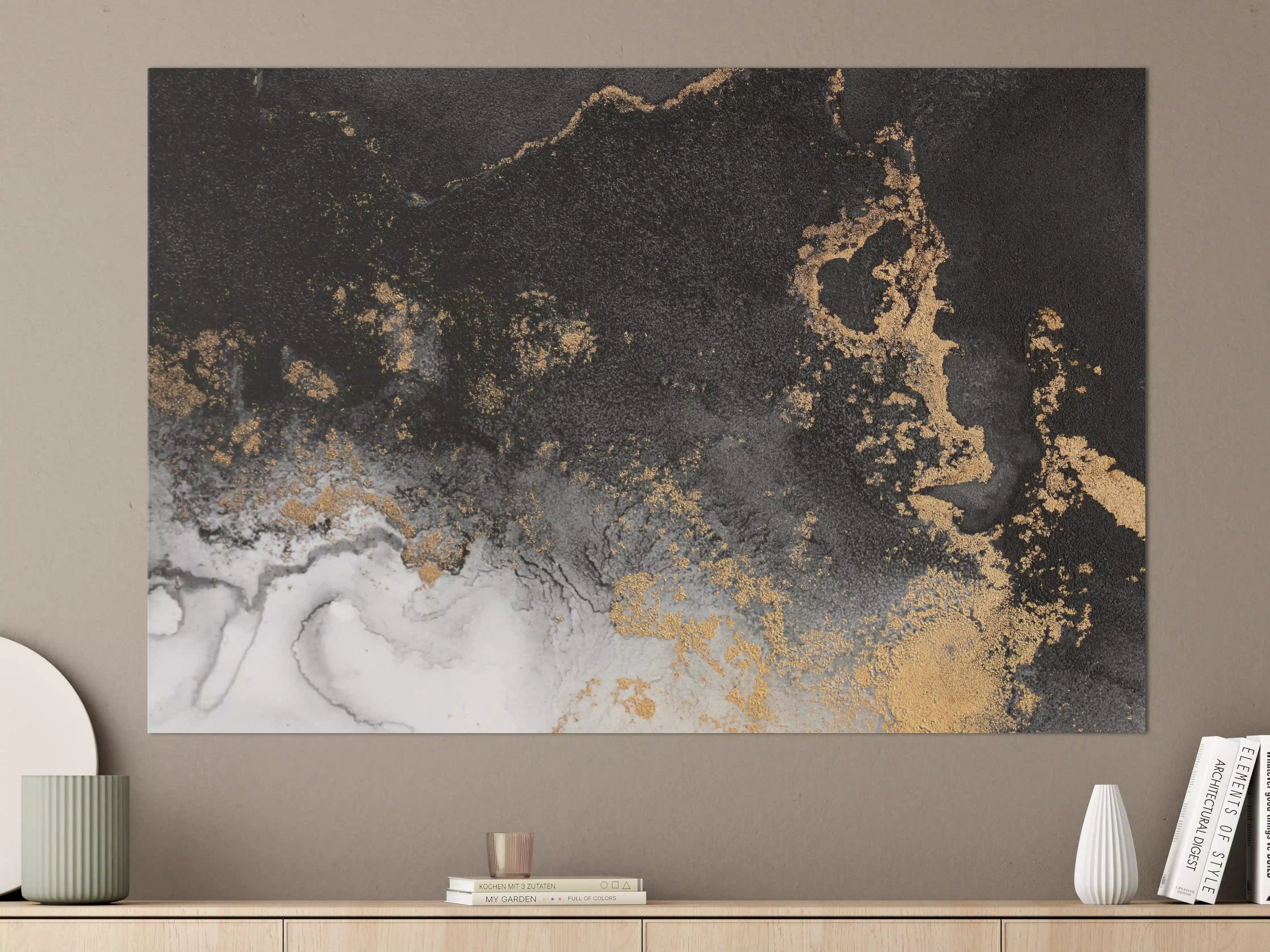 Große Wandbilder - Abstraktes Marmor Design - Flüssigkunst