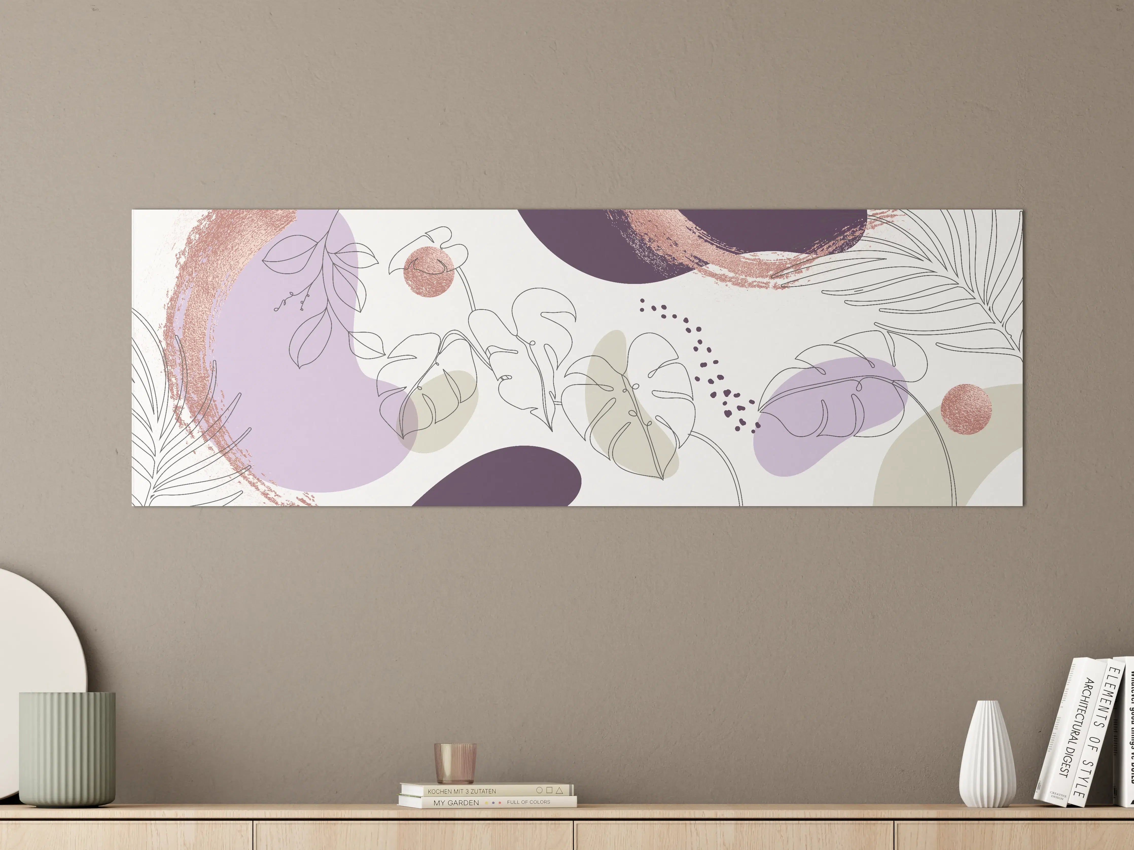 Große Wandbilder - Abstraktes Pastellfarben-Design