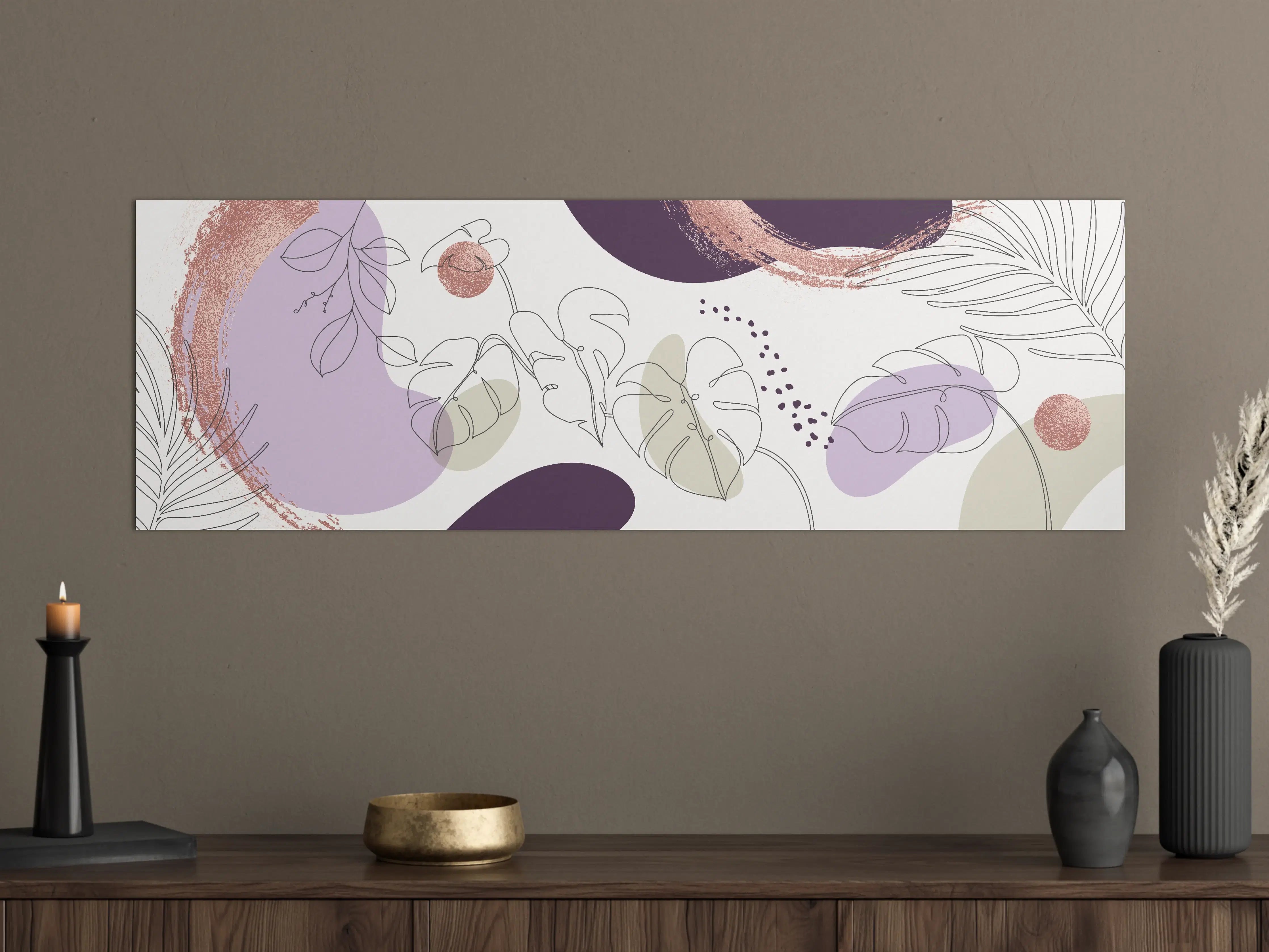 Große Wandbilder - Abstraktes Pastellfarben-Design