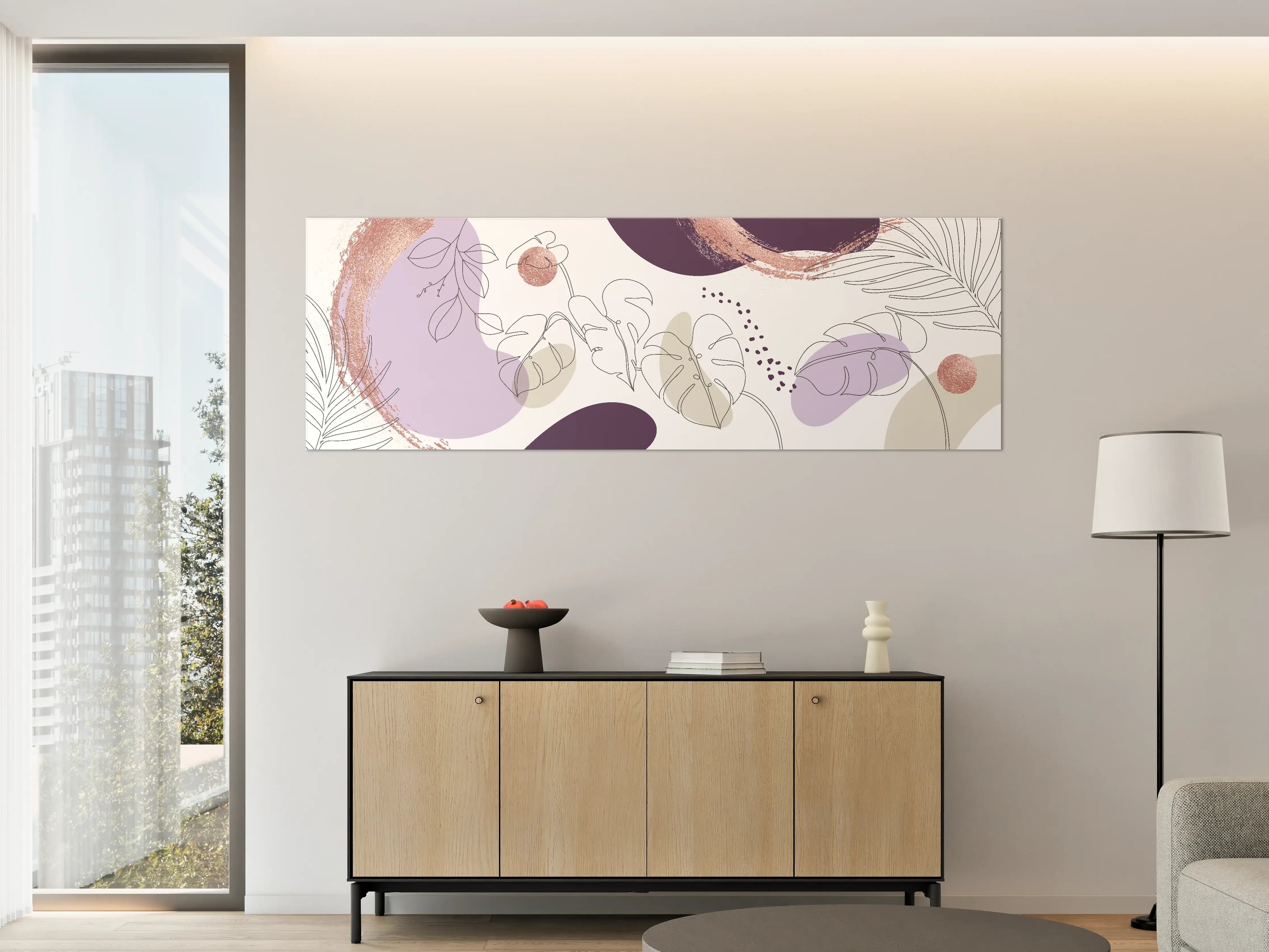 Große Wandbilder - Abstraktes Pastellfarben-Design