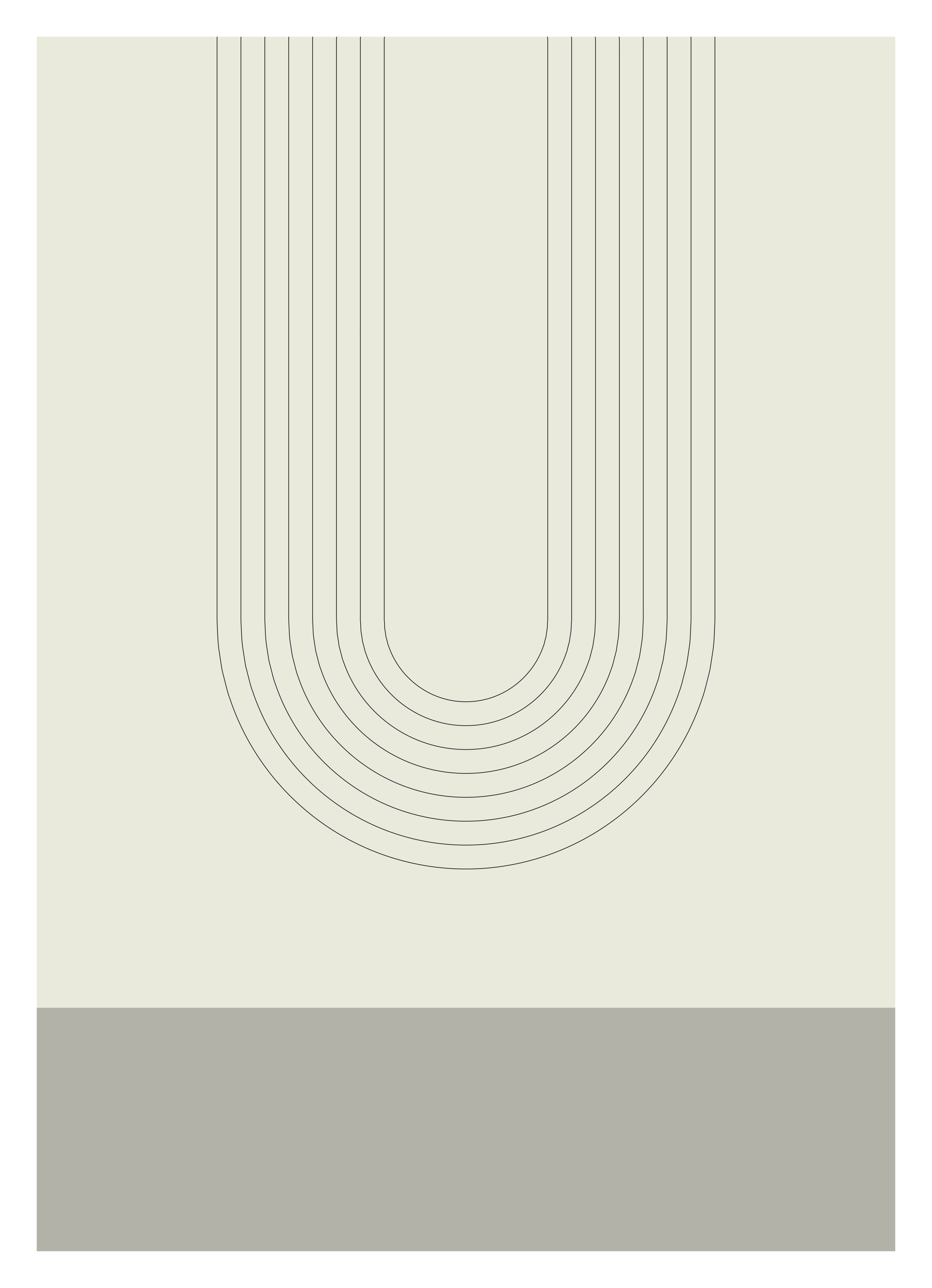 Große Wandbilder-Abstraktes geometrisches Muster in neutralen Tönen