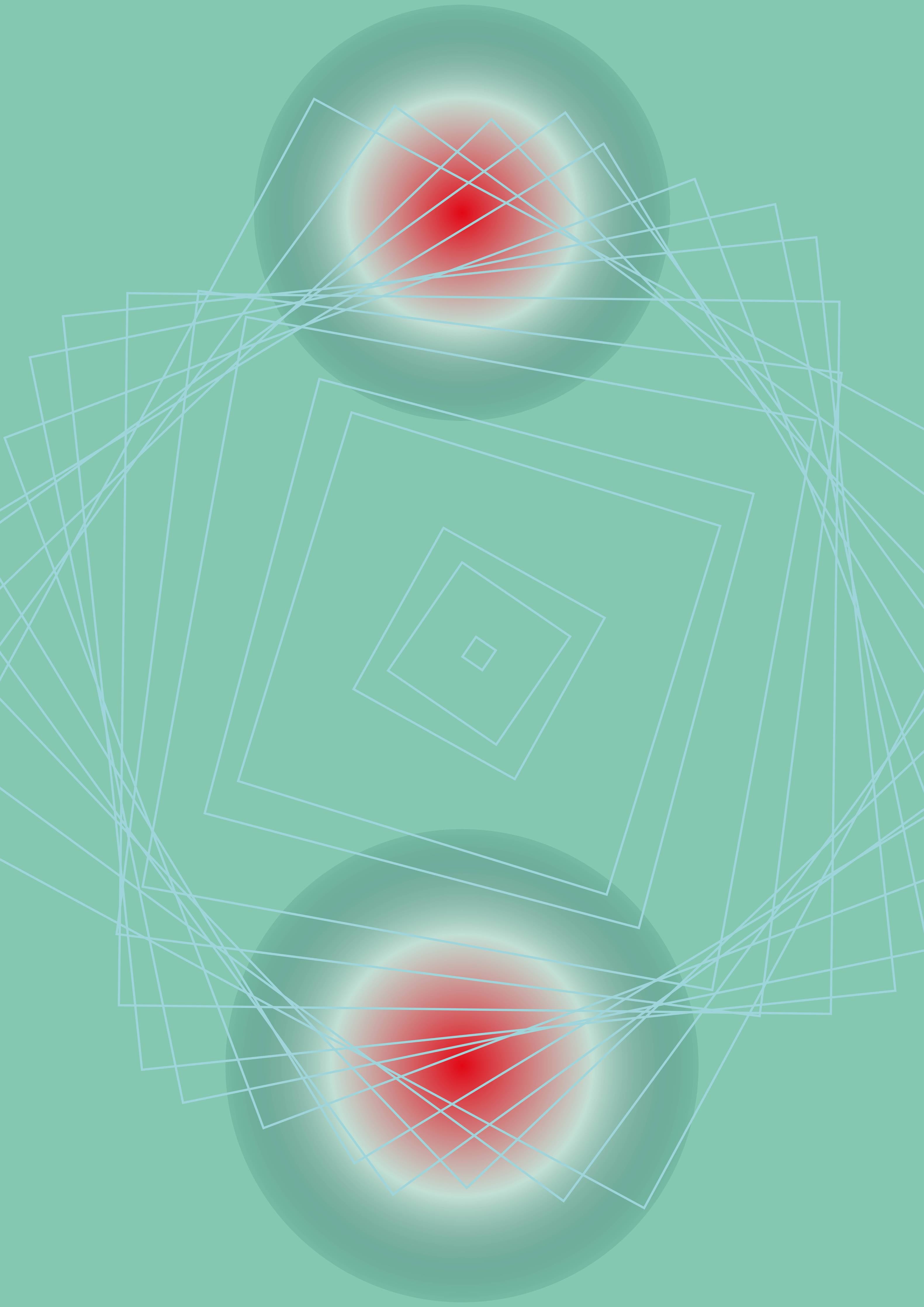 Große Wandbilder-Abstraktes, modernes Digitalkunstwerk mit geometrischen Formen