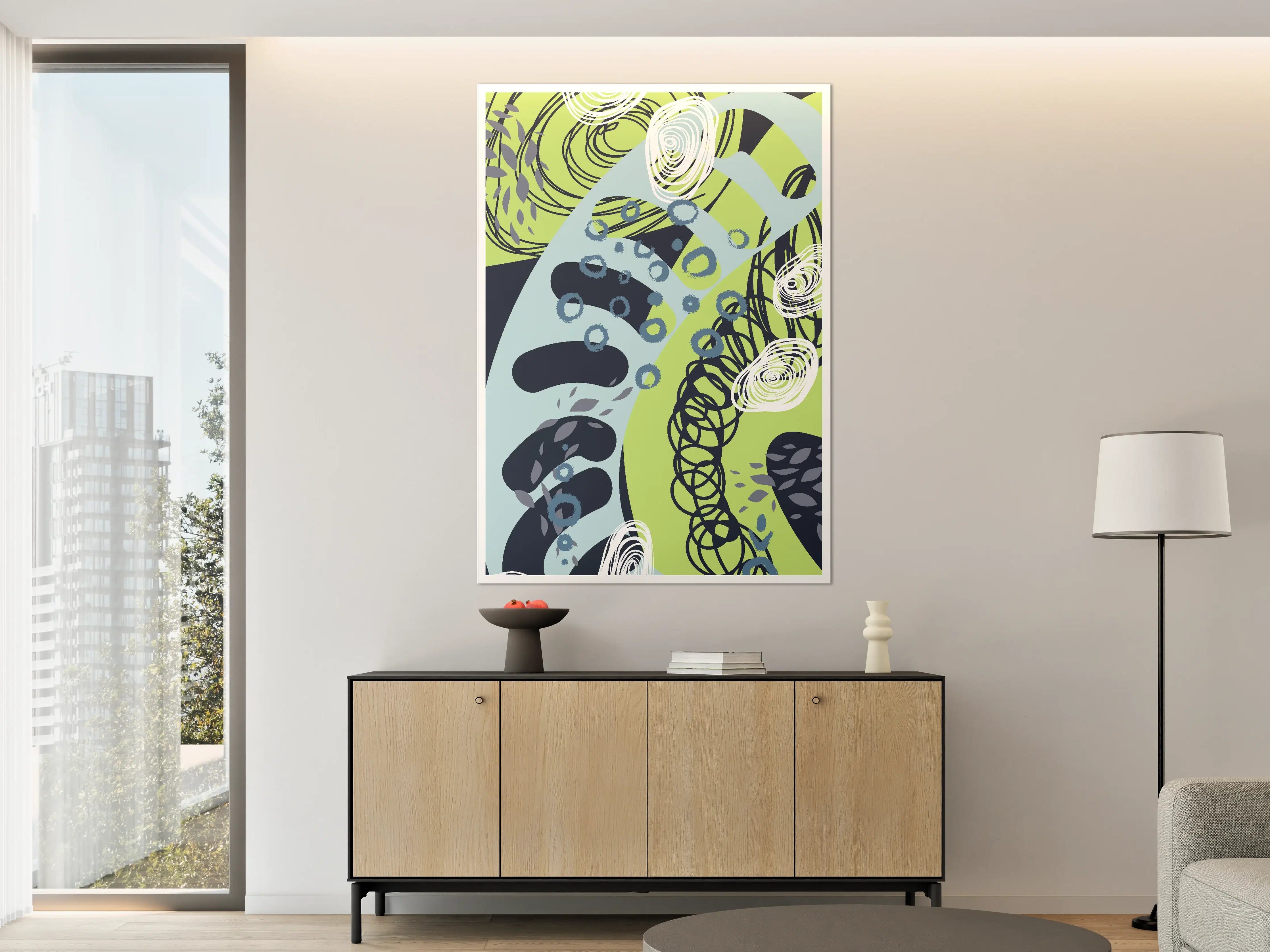 Große Wandbilder - Abstraktes, modernes Wandbild