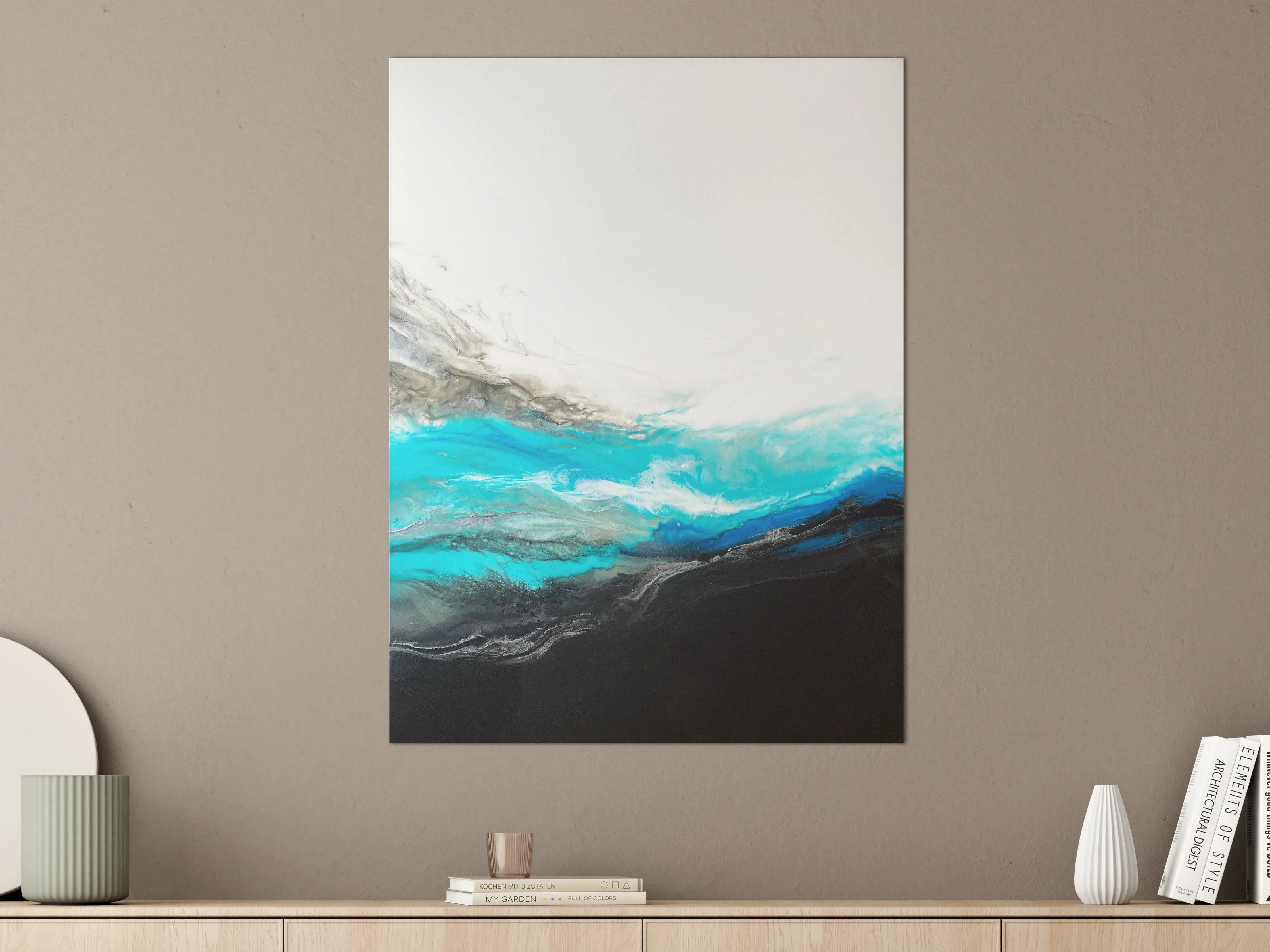Große Wandbilder - Acryl Gemälde - Wellen 