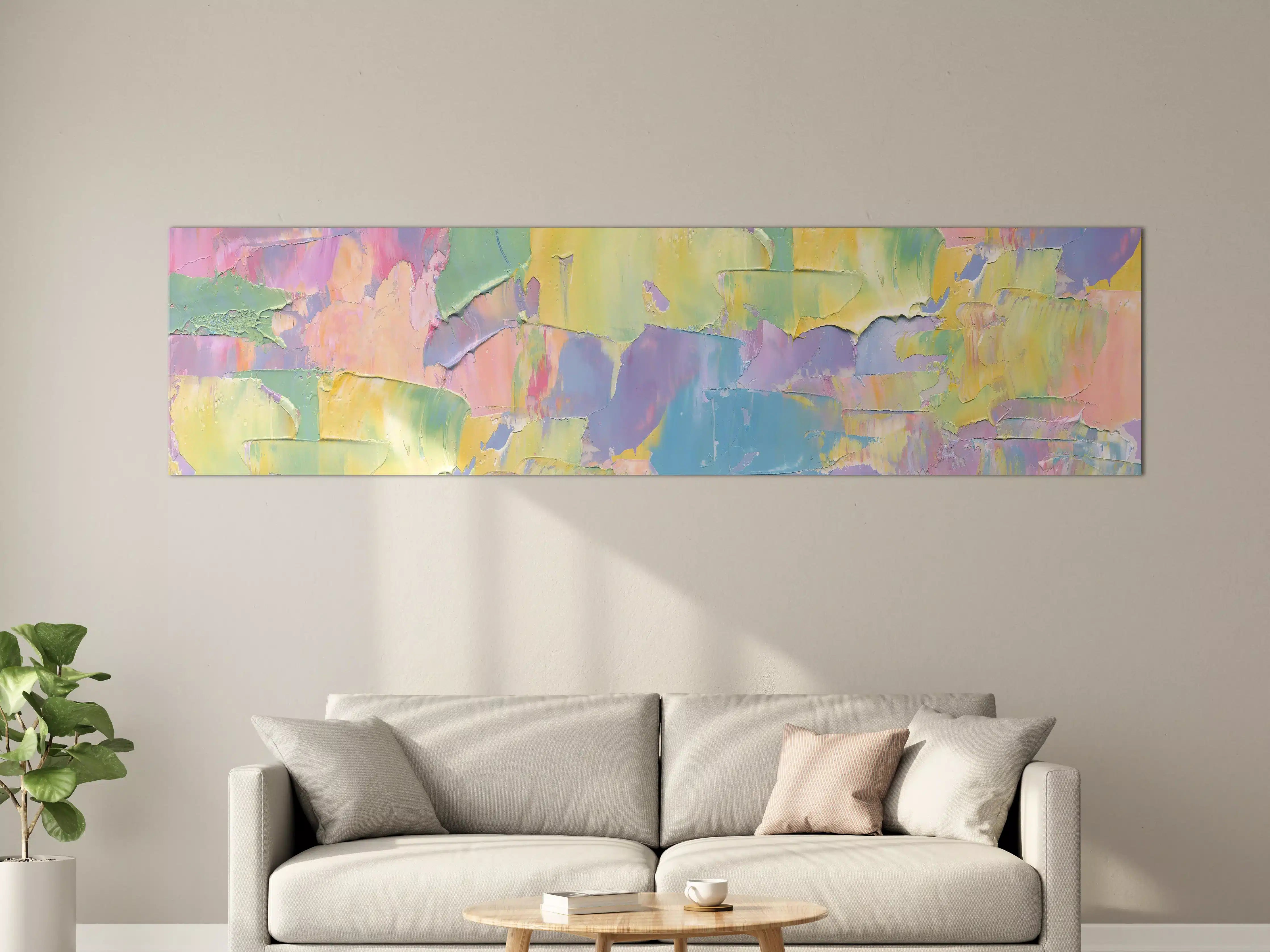 Große Wandbilder - Acryl Kunstwerk - bunt