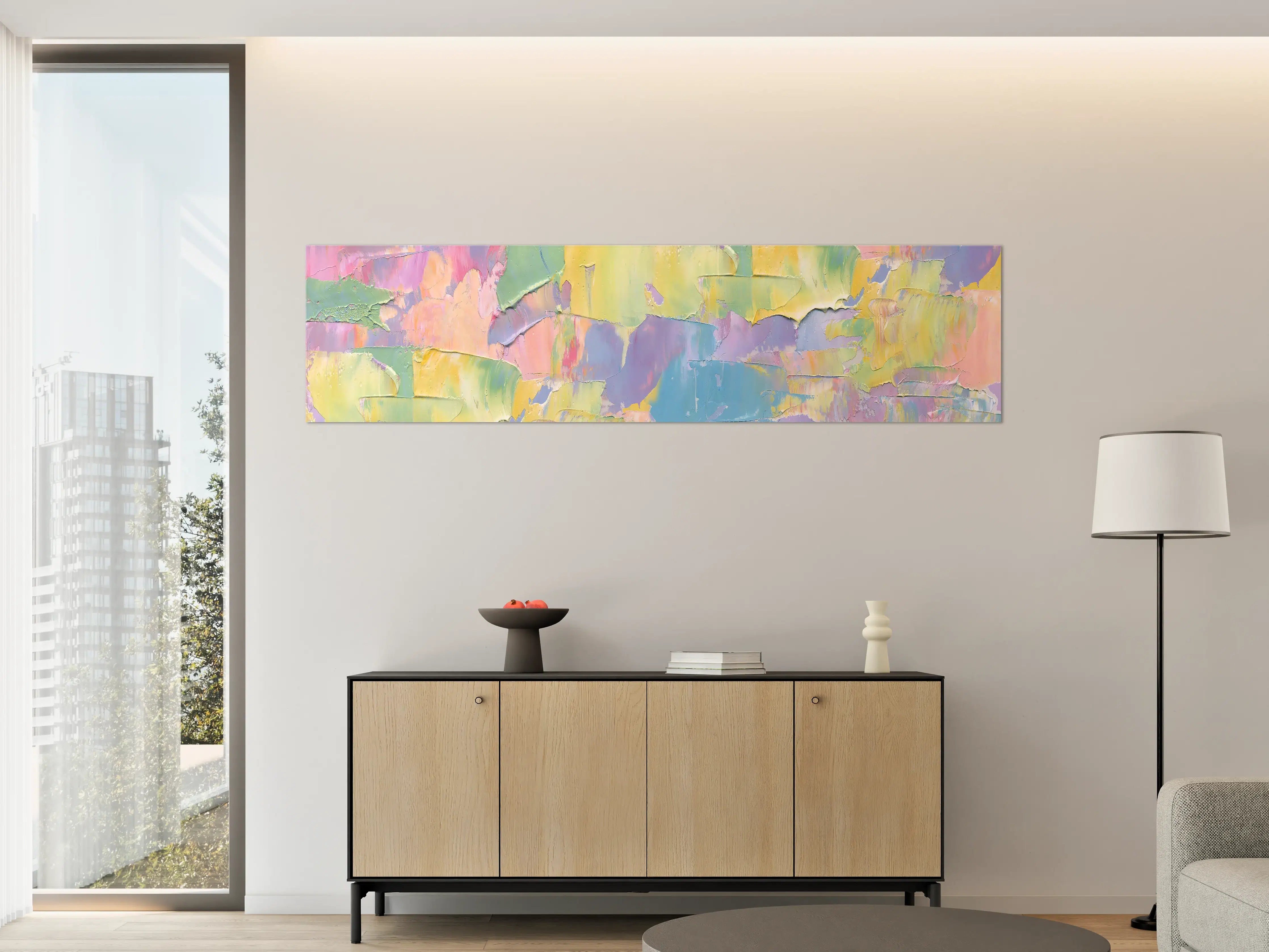 Große Wandbilder - Acryl Kunstwerk - bunt