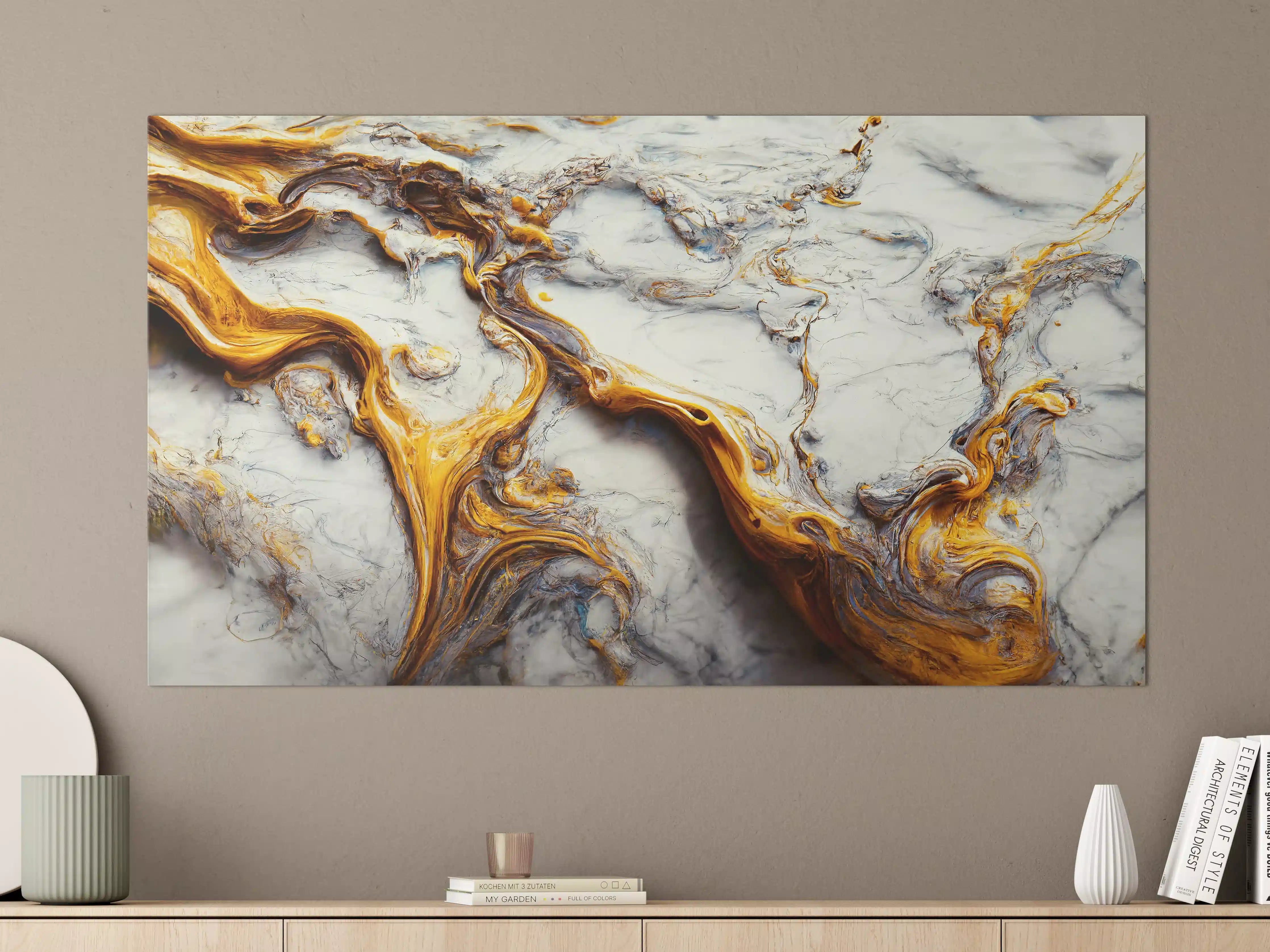 Große Wandbilder - Acrylfarben Flüssigkunst - Marmor