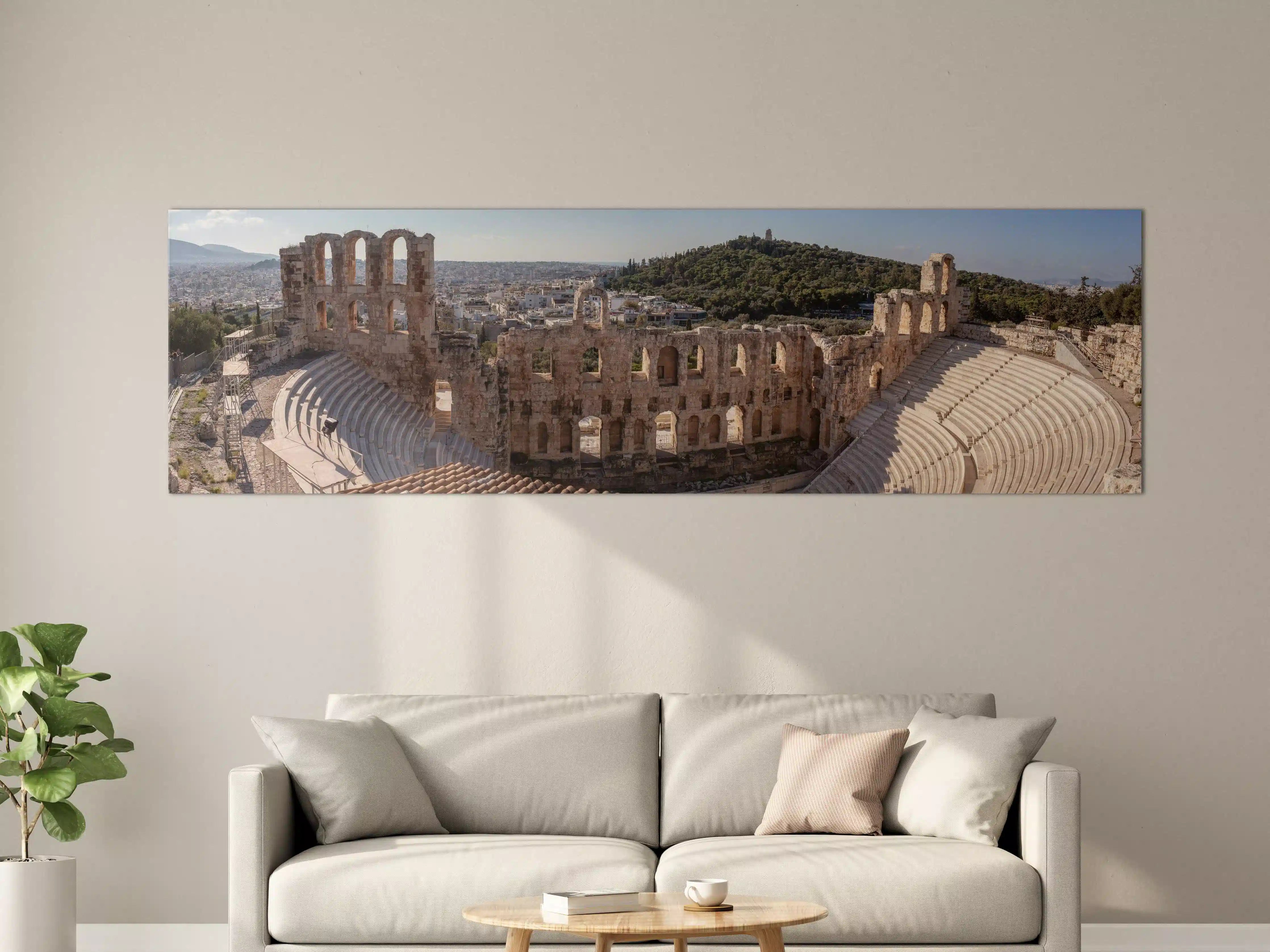 Große Wandbilder - Akropolis Amphitheater Athen Panorama