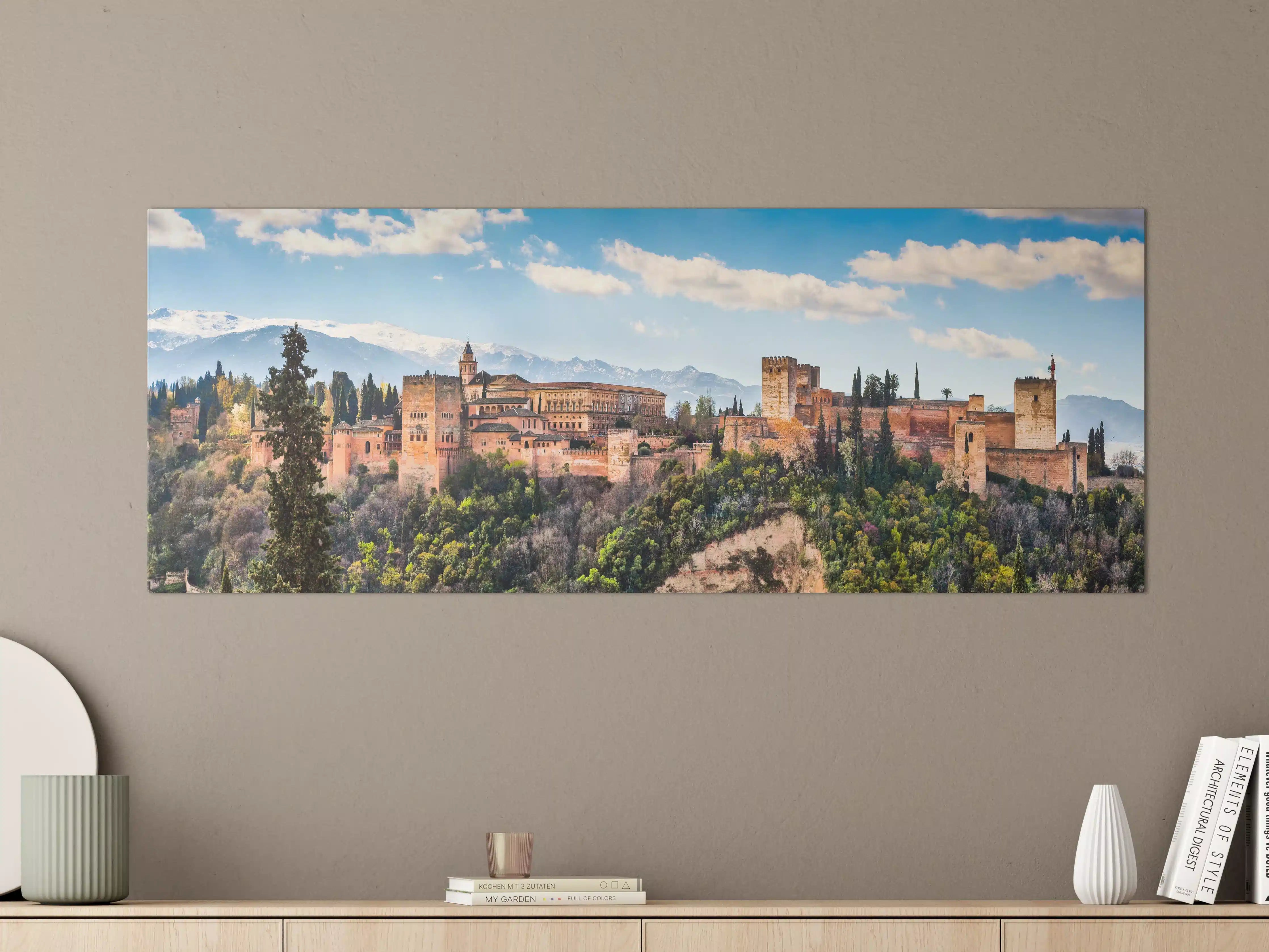 Große Wandbilder - Alhambra in Granada bei Sonnenschein