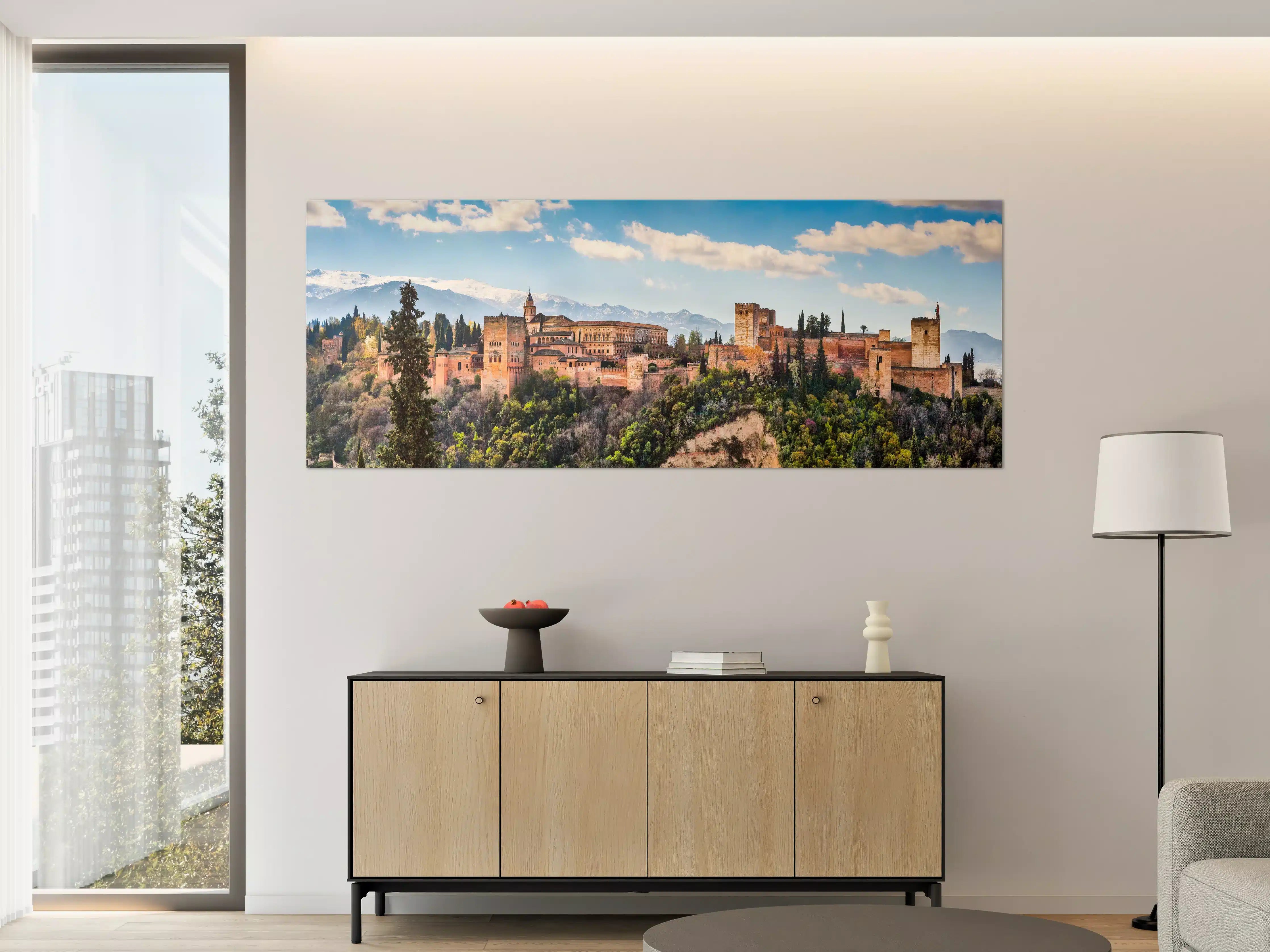 Große Wandbilder - Alhambra in Granada bei Sonnenschein