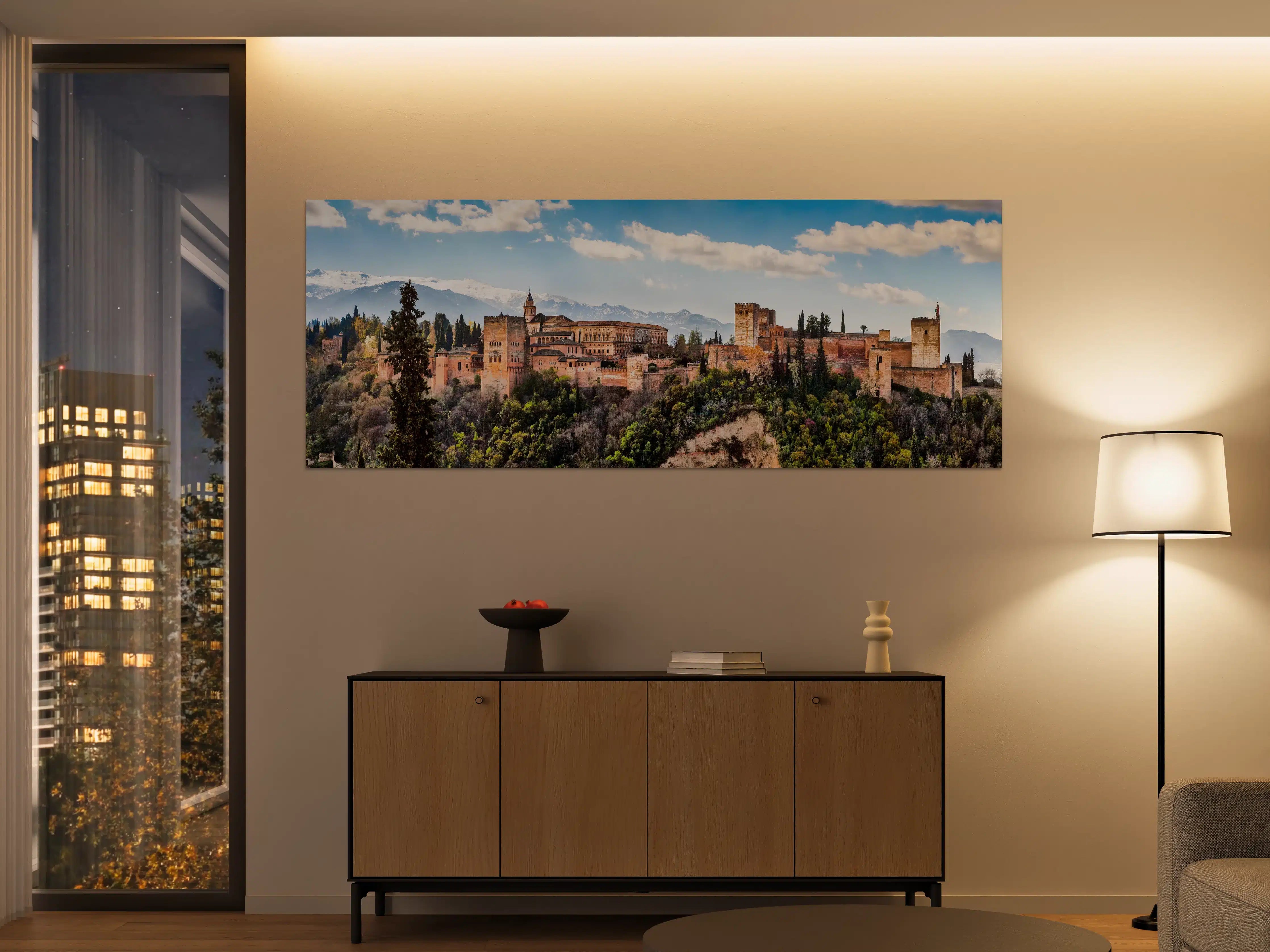Große Wandbilder - Alhambra in Granada bei Sonnenschein