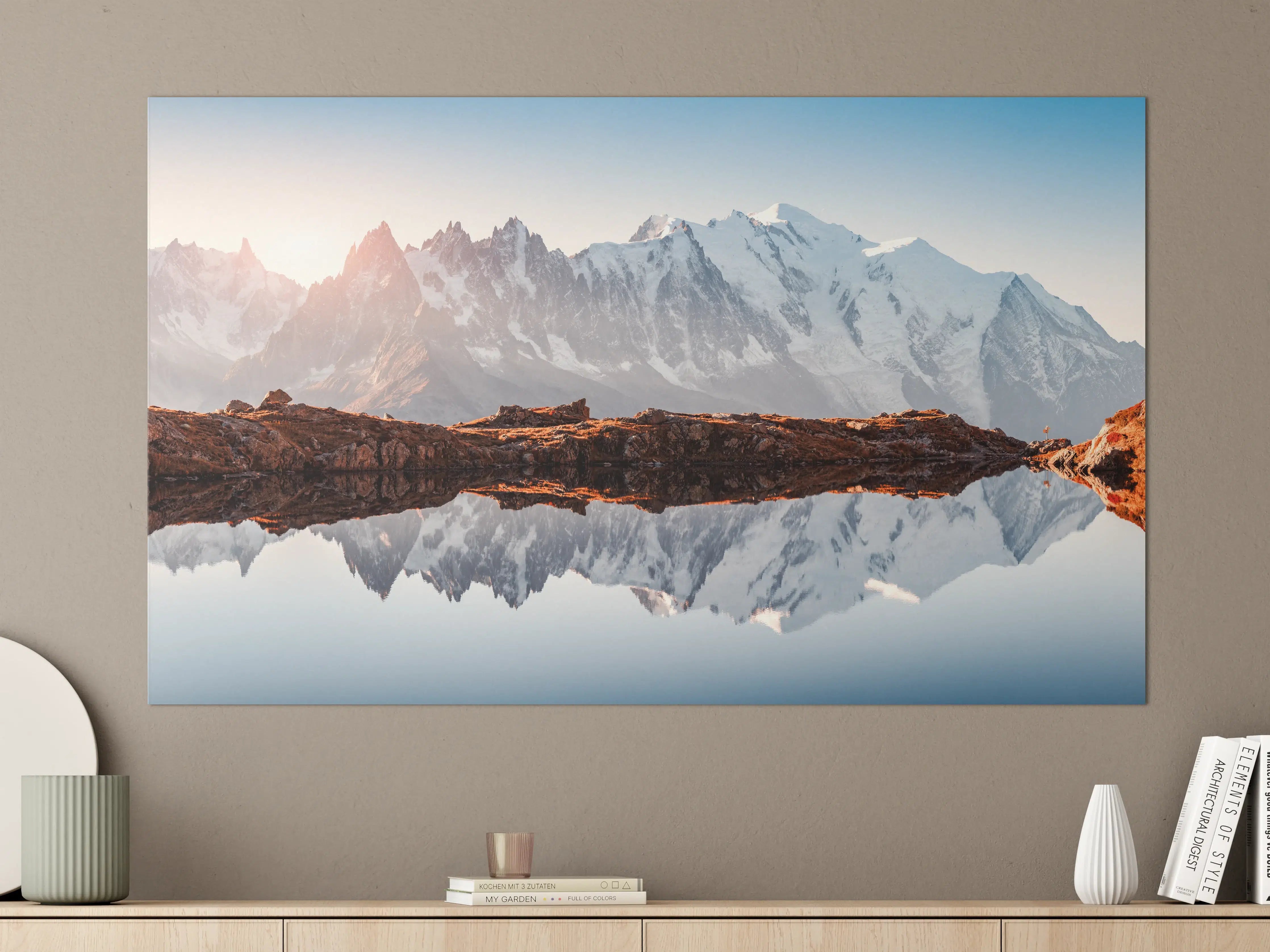 Große Wandbilder - Alpen Panorama am Lac Blanc