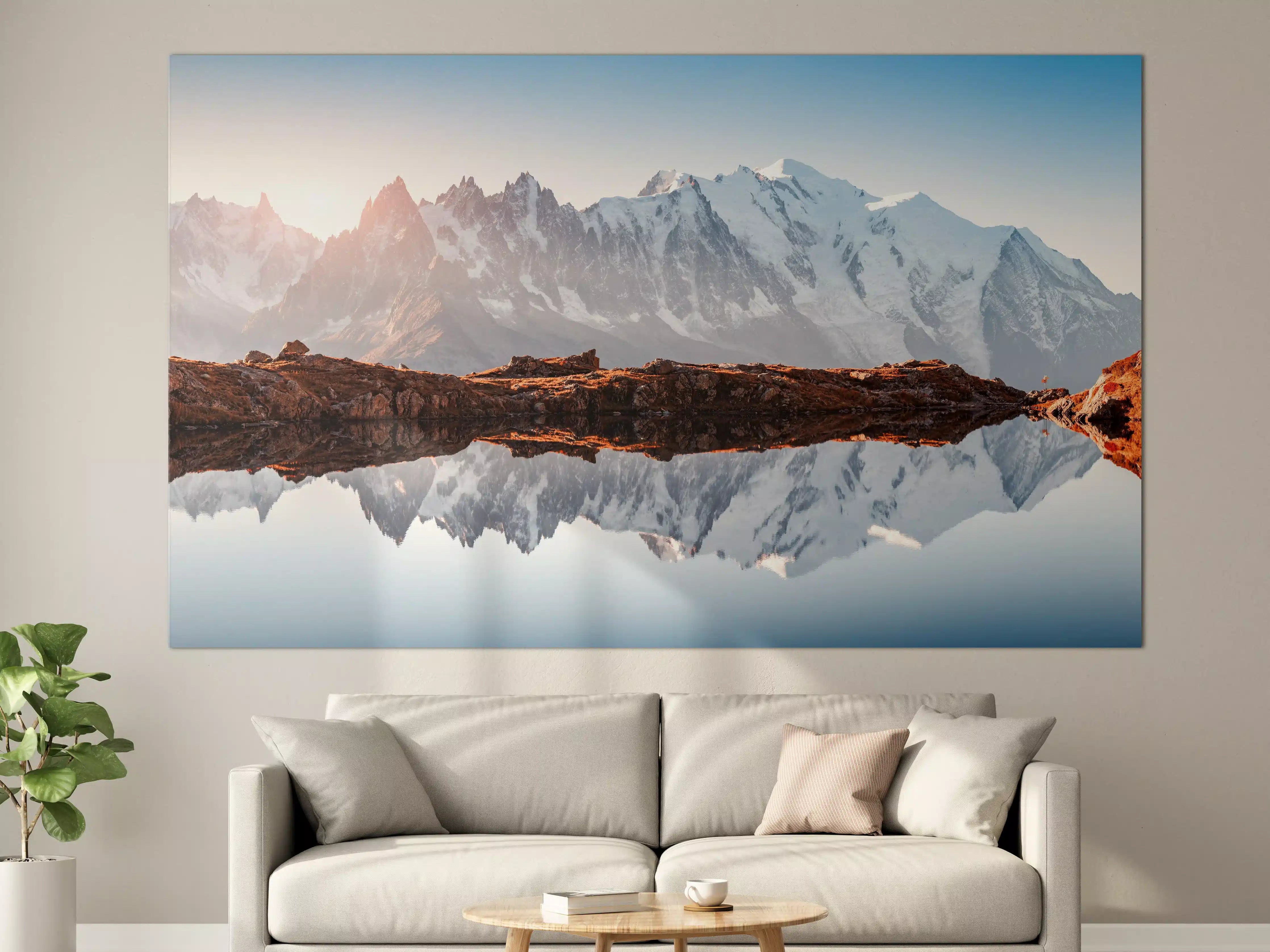 Große Wandbilder - Alpen Panorama am Lac Blanc