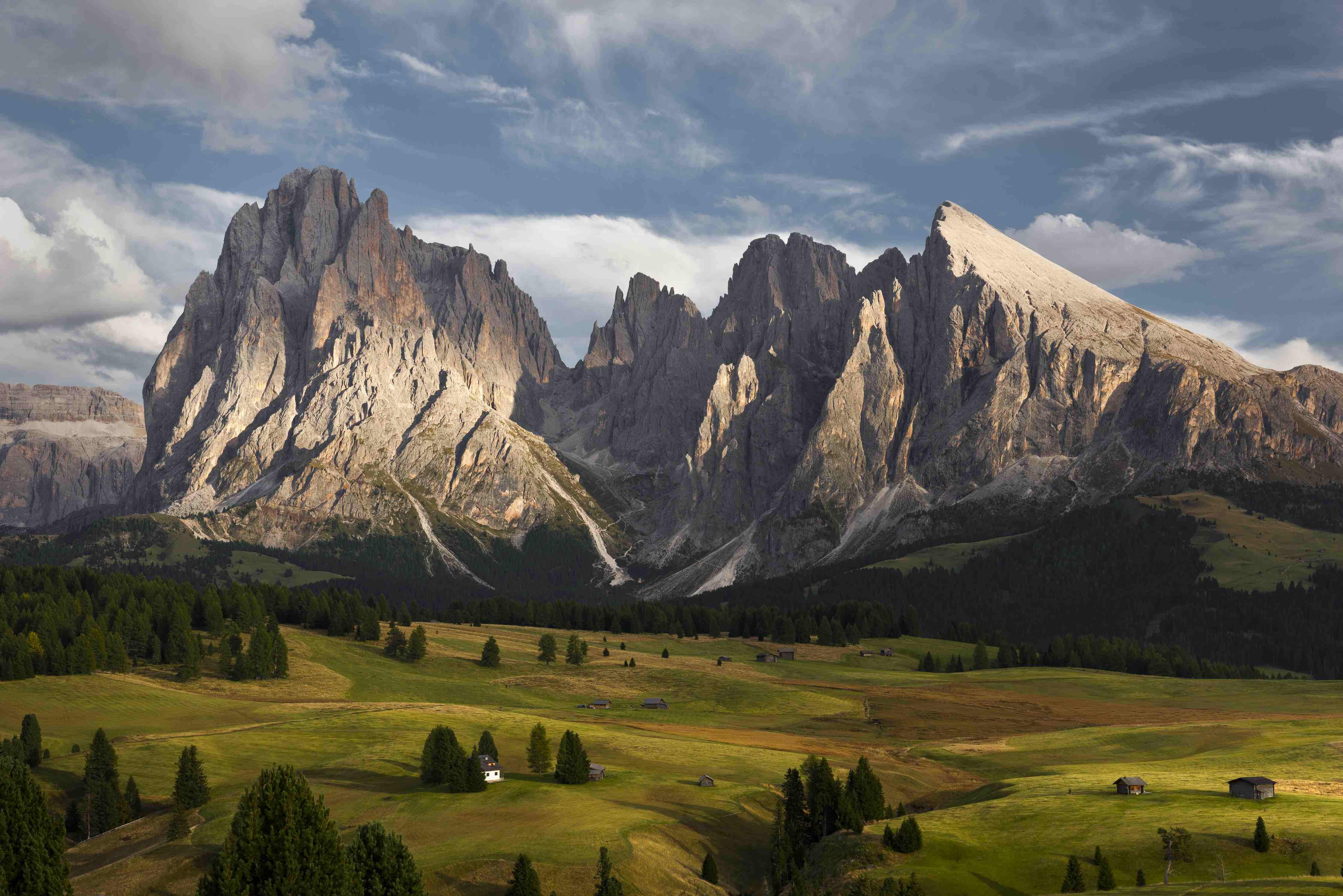 Große Wandbilder-Alpenpanorama Dolomiten Wiese
