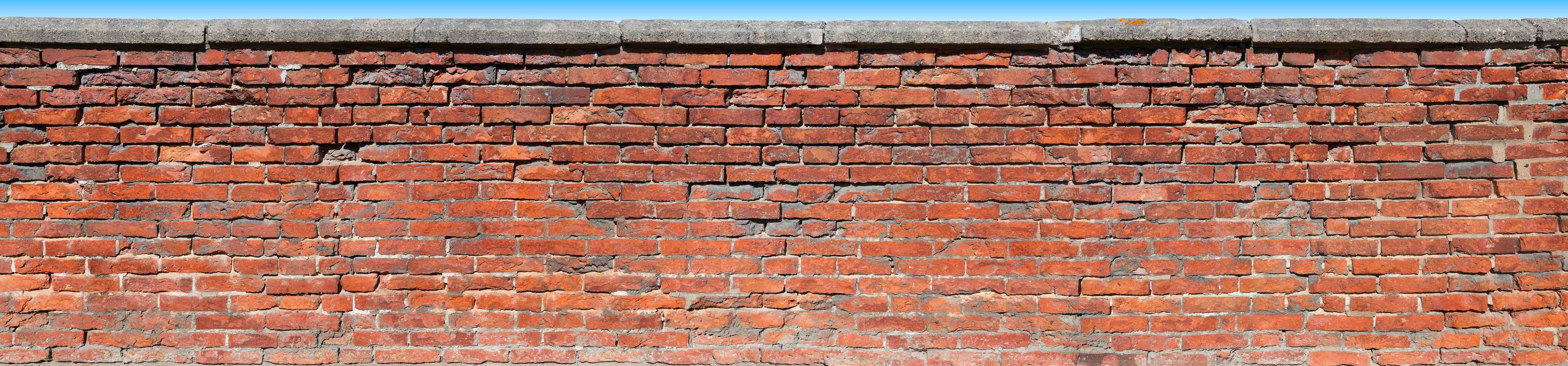 Große Wandbilder-Alte Backsteinmauer in Rot
