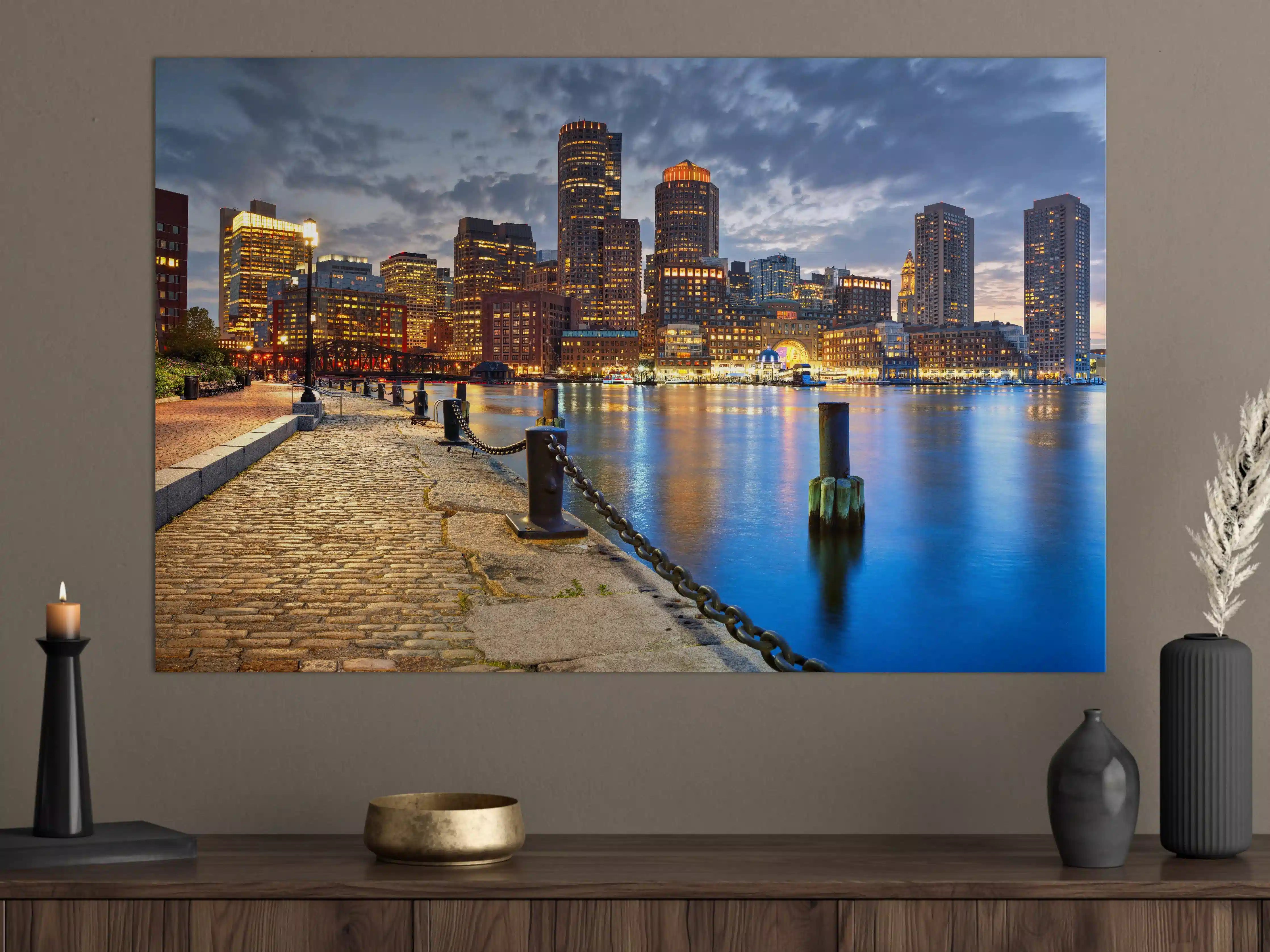 Große Wandbilder - Alte kaputte Betonmauer