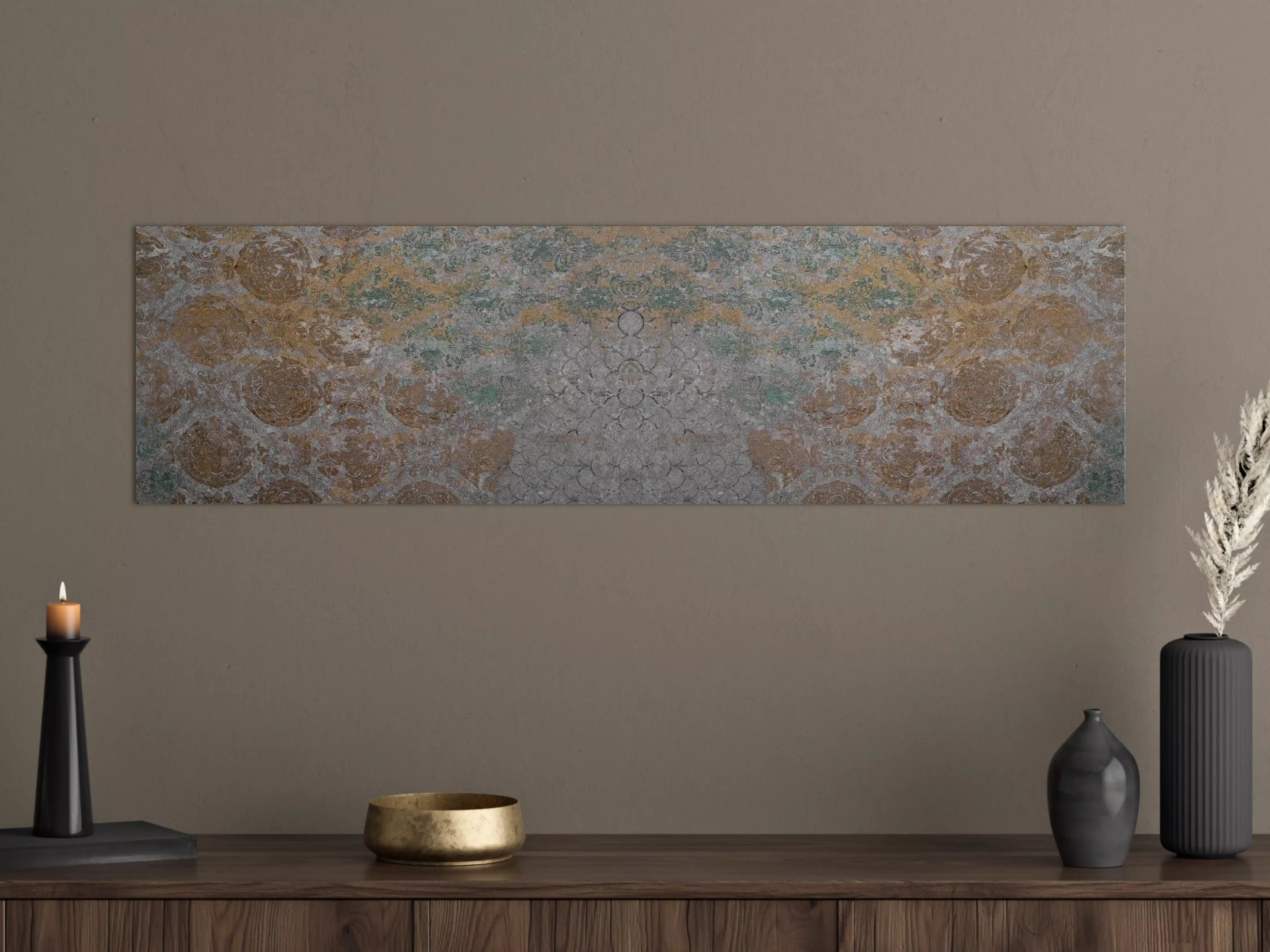 Große Wandbilder - Alte shabby Patchwork Motiv