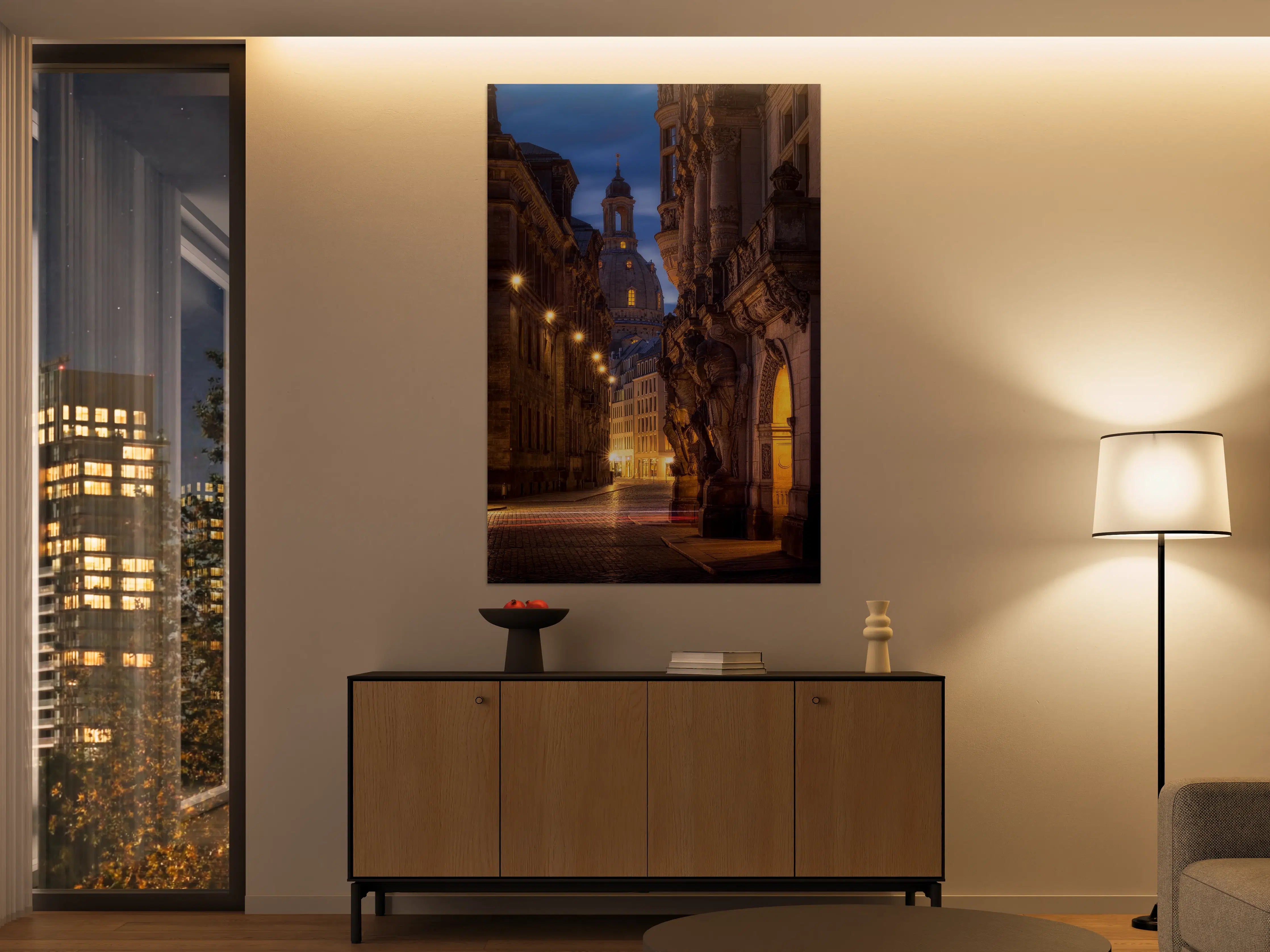 Große Wandbilder - Altstadt in Dresden - Elbflorenz