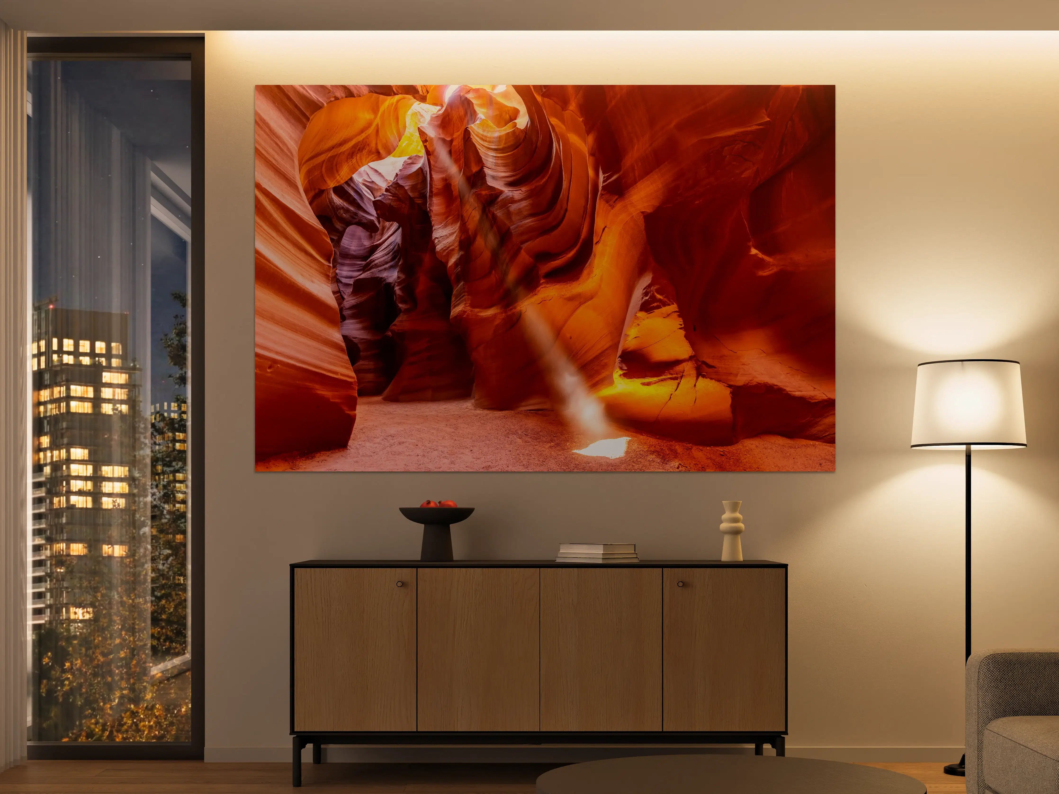 Große Wandbilder - Antelope Canyon Farbenspiel