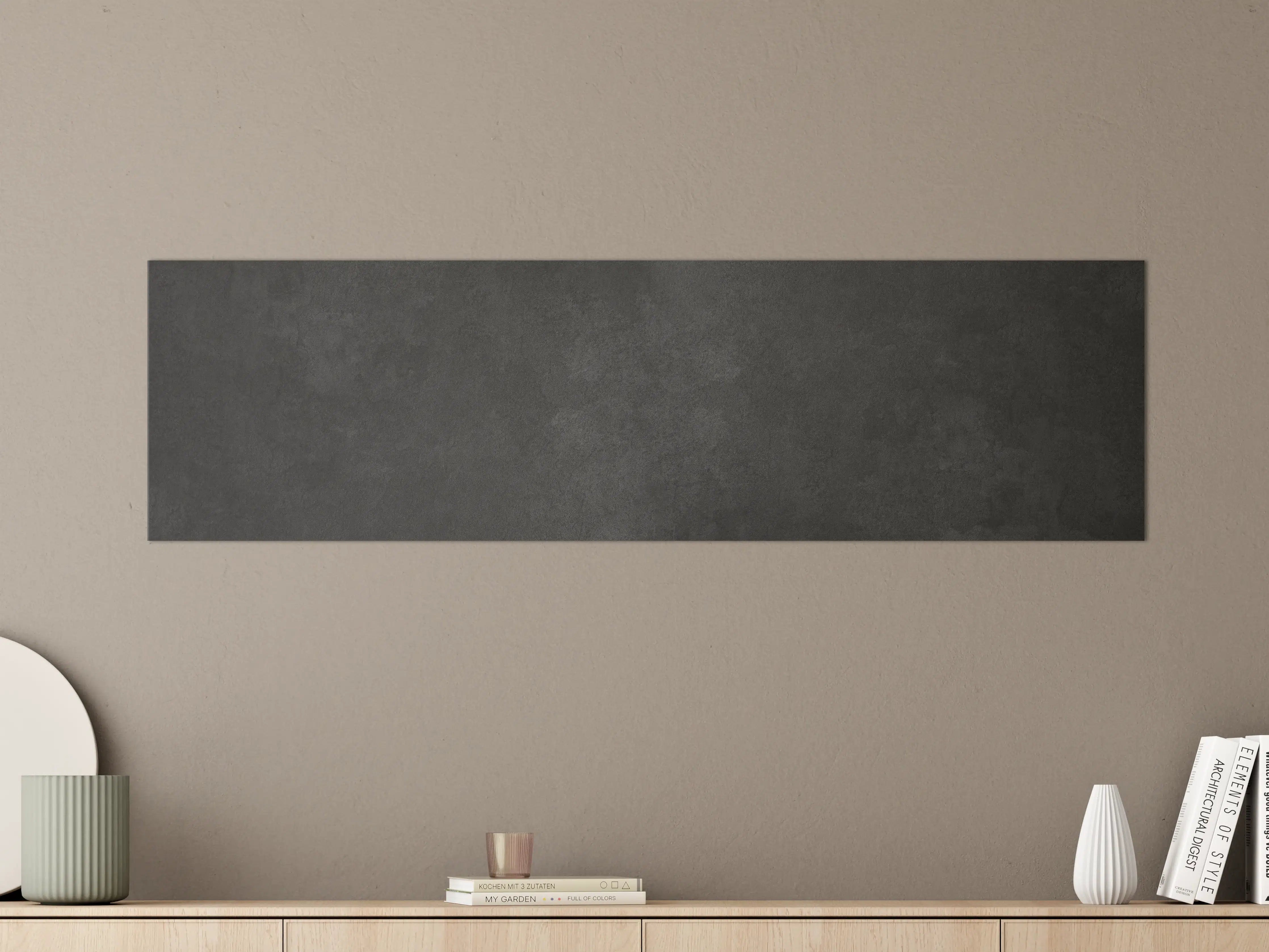 Große Wandbilder - Anthrazit Betonstruktur