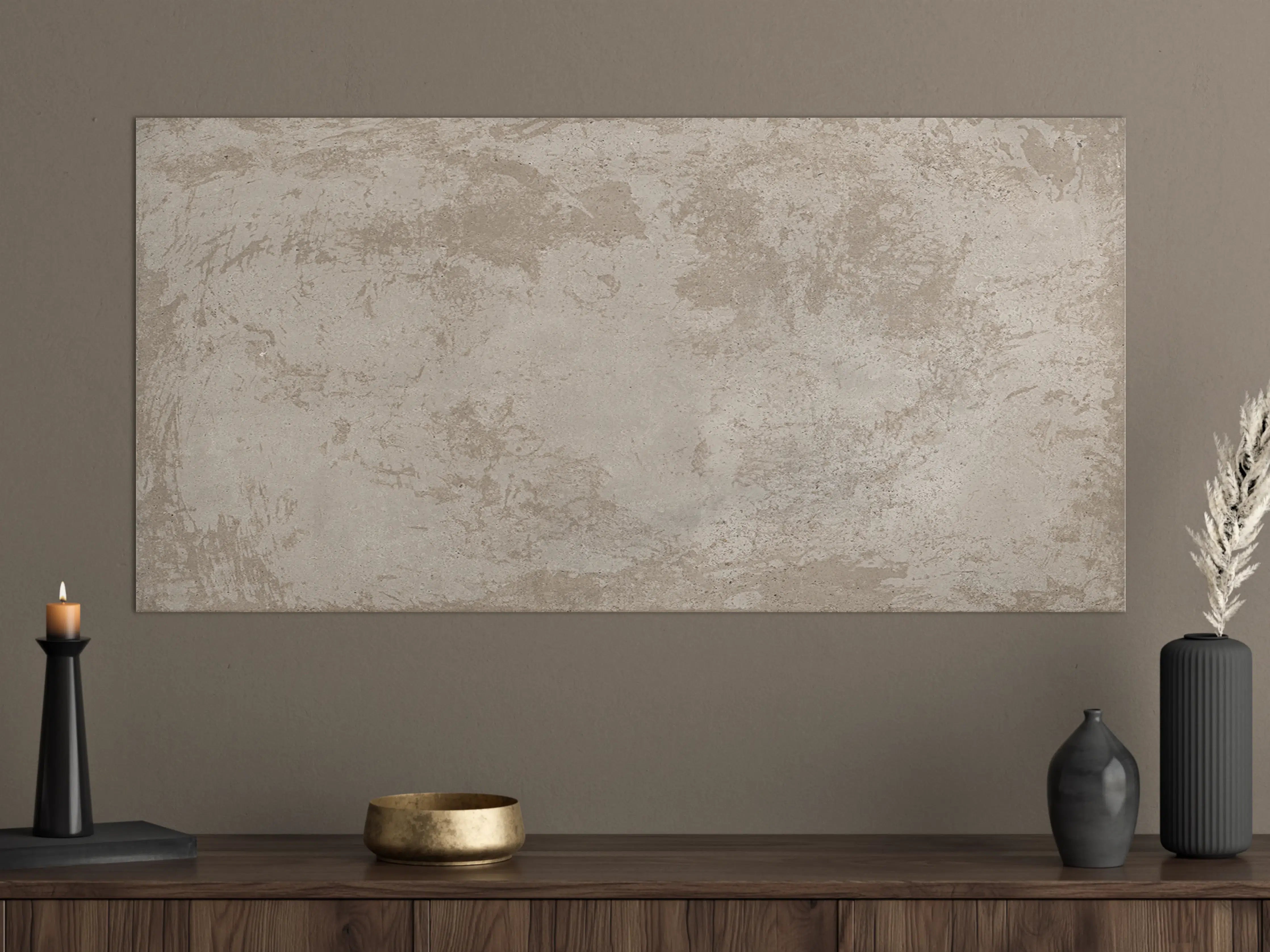 Große Wandbilder - Antik beige Betonwand