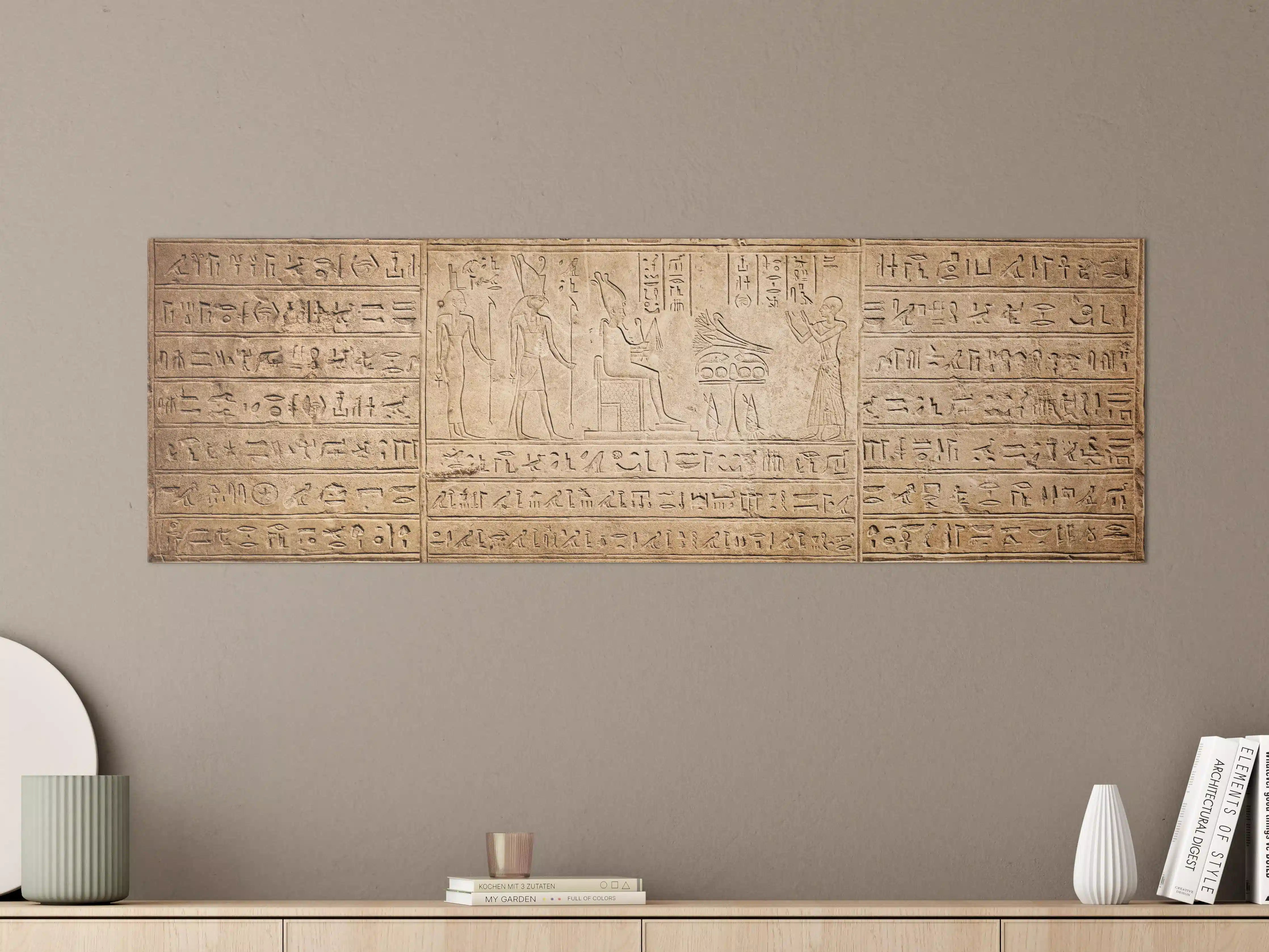 Große Wandbilder - Antike Ägyptische Hieroglyphen