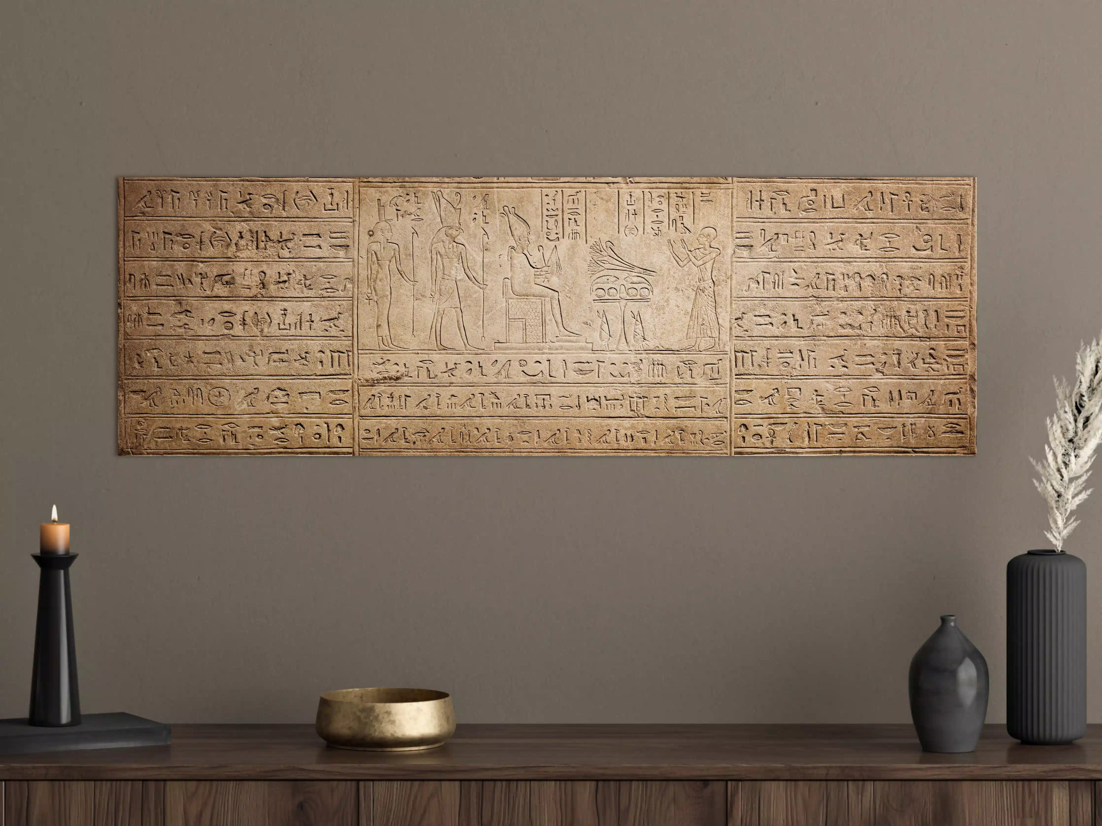 Große Wandbilder - Antike Ägyptische Hieroglyphen