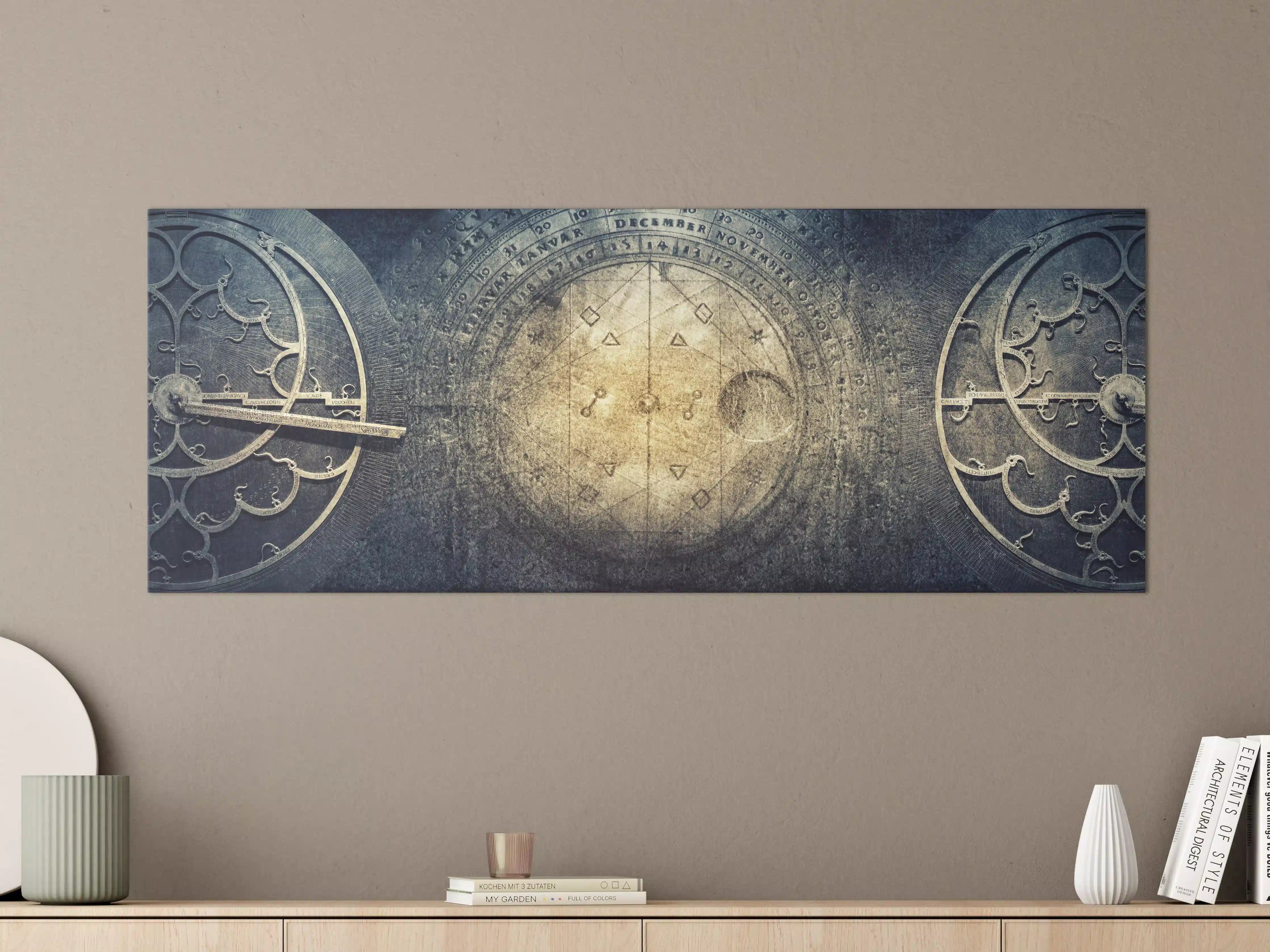 Große Wandbilder - Antike Astronomie-Instrumente