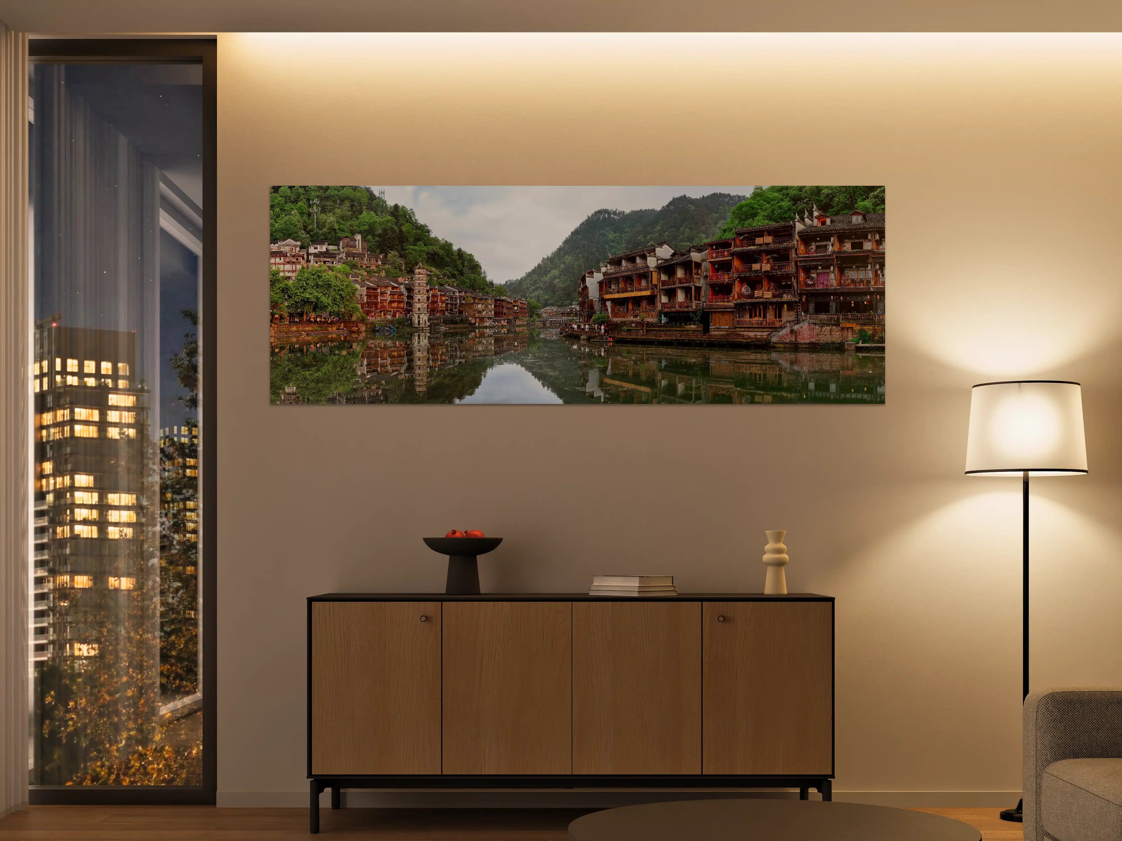 Große Wandbilder - Antike Stadt Feng Huang