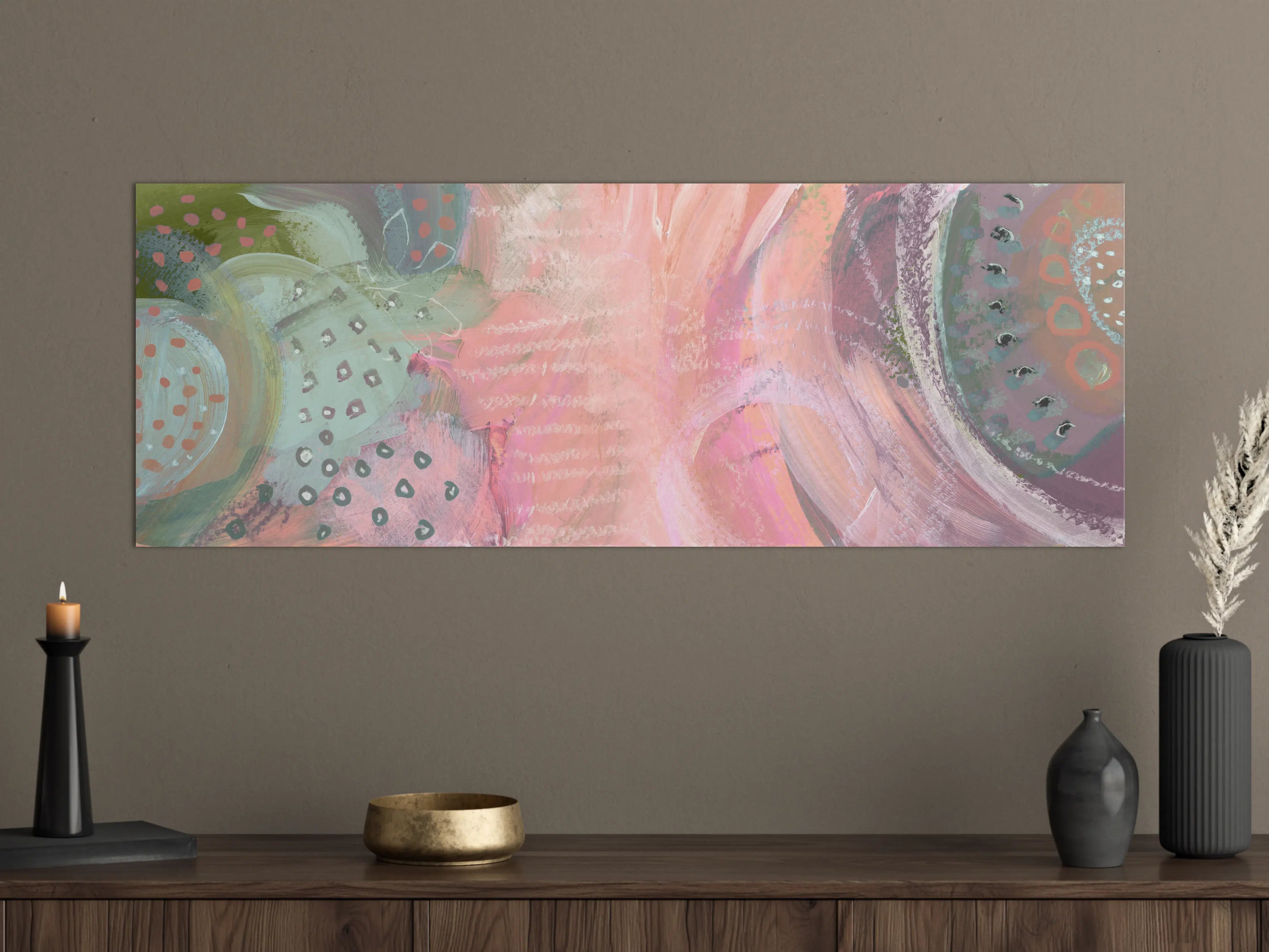 Große Wandbilder - Aquarell Kunst - Fleck Malerei