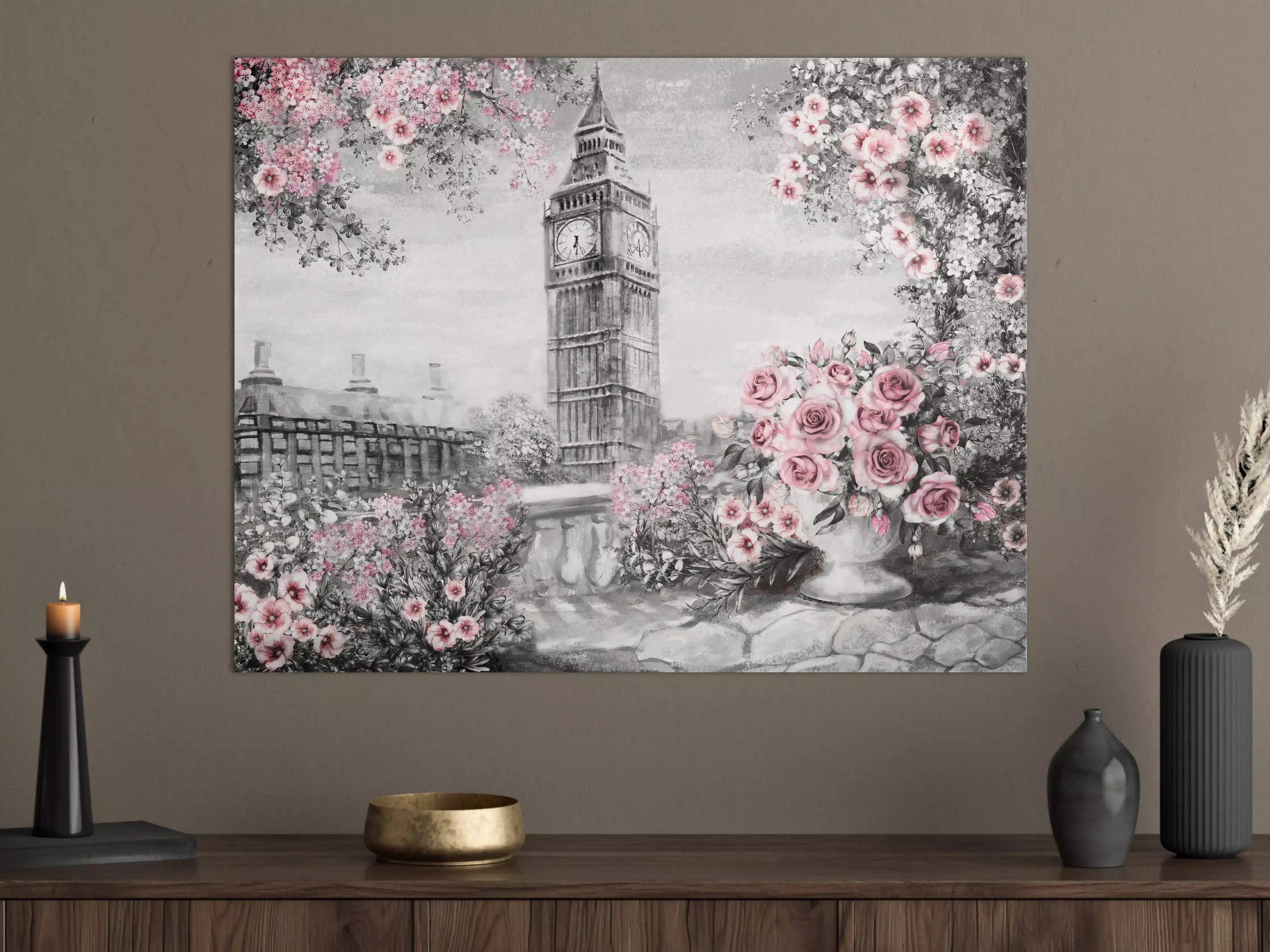 Große Wandbilder - Aquarell des Big Ben