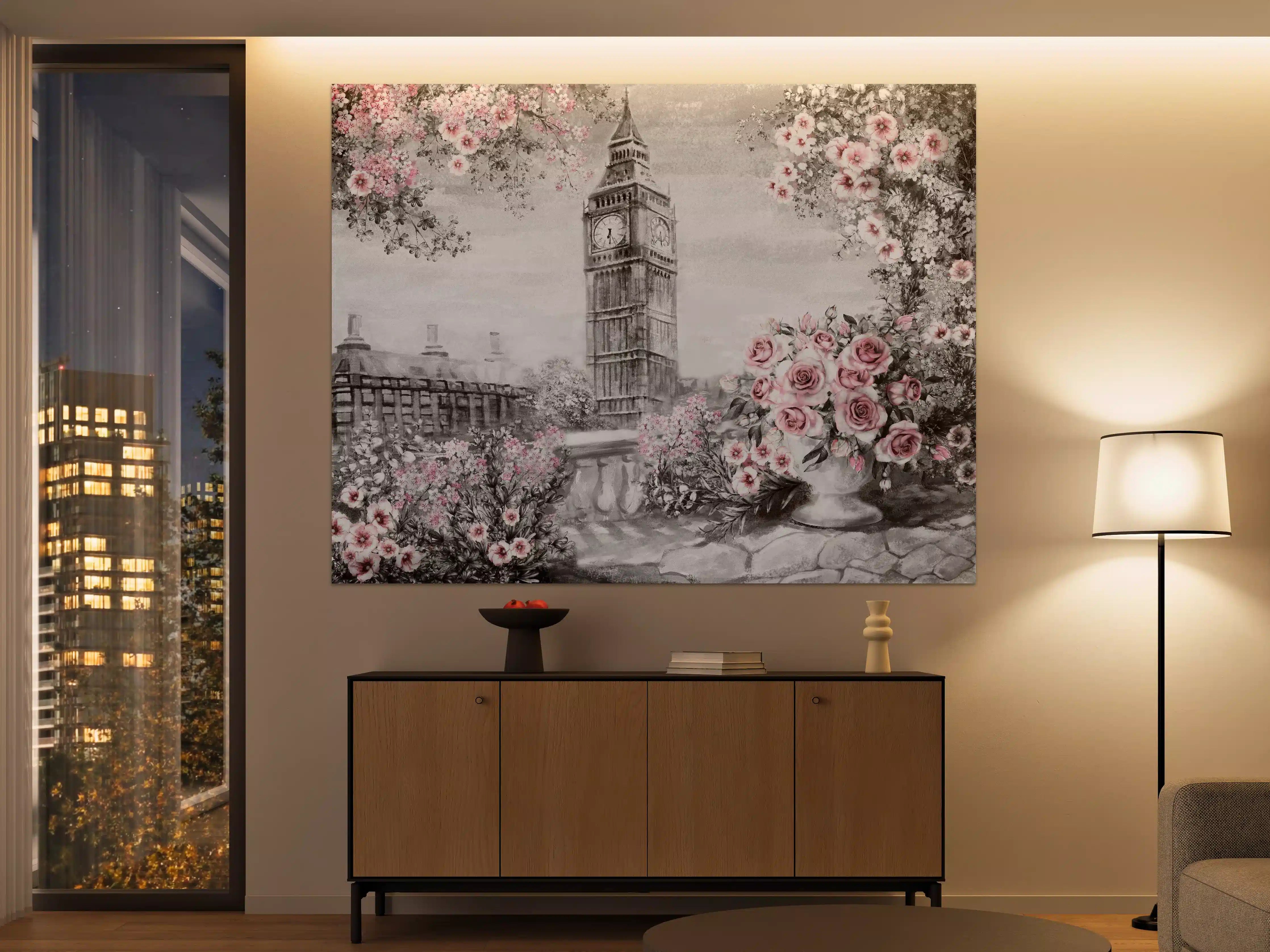 Große Wandbilder - Aquarell des Big Ben