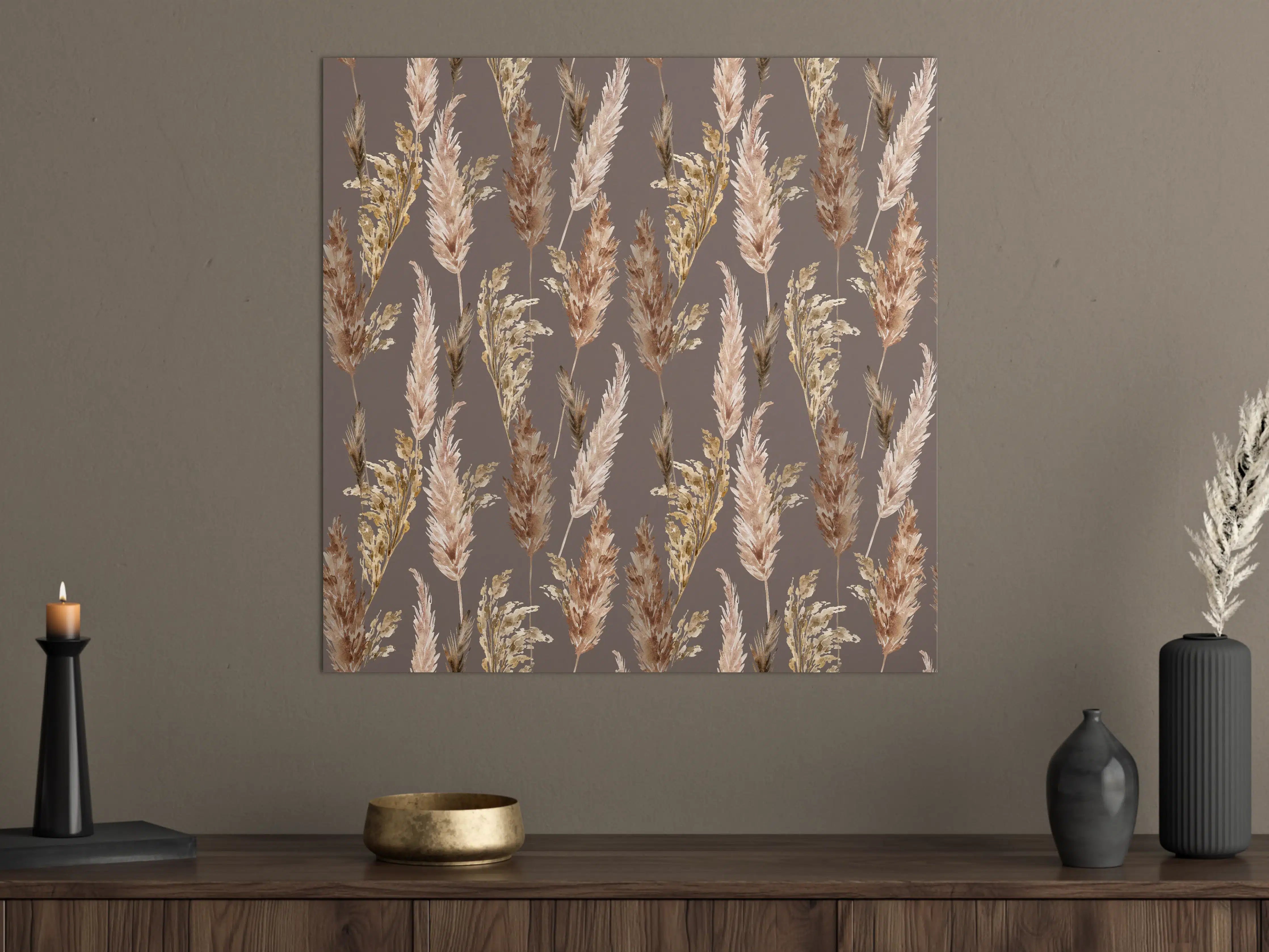 Große Wandbilder - Aquarell floralen Muster 